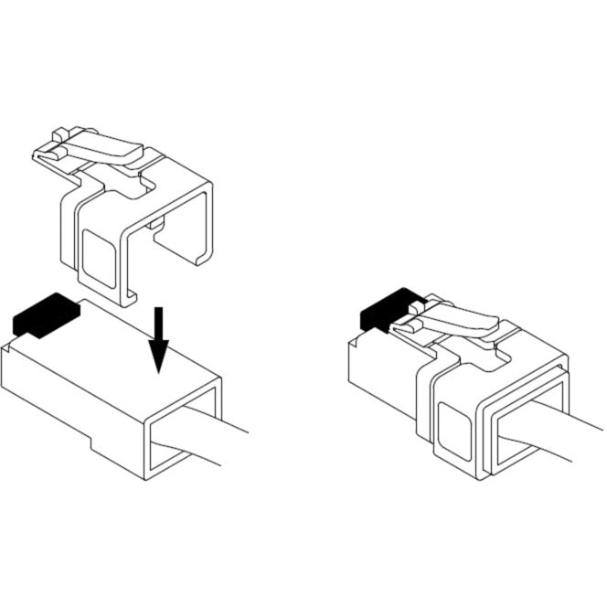 DeLOCK rj45 repair clip set 2 reserveonderdeel (40 clips)