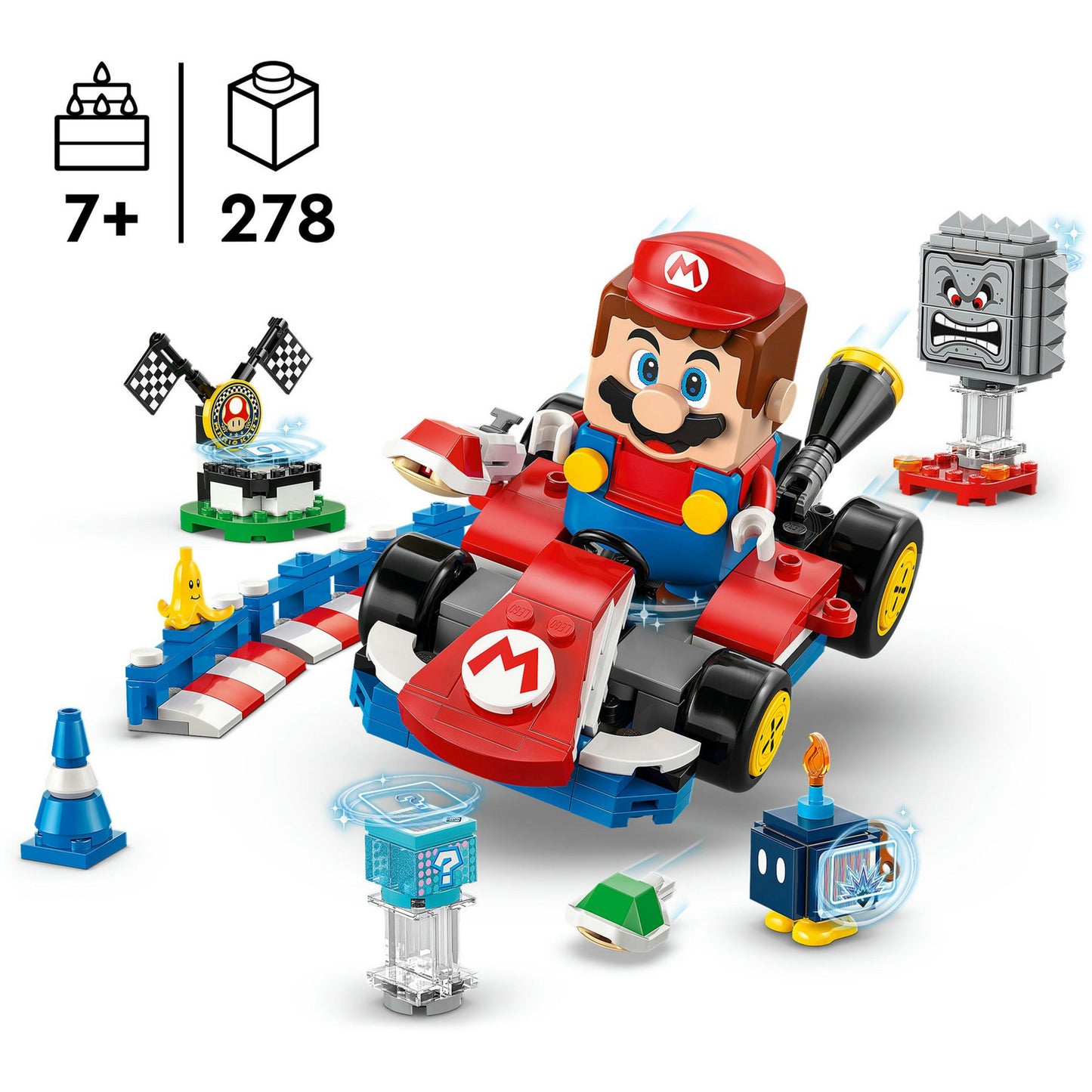 LEGO super mario 72043 mario en standaardkart