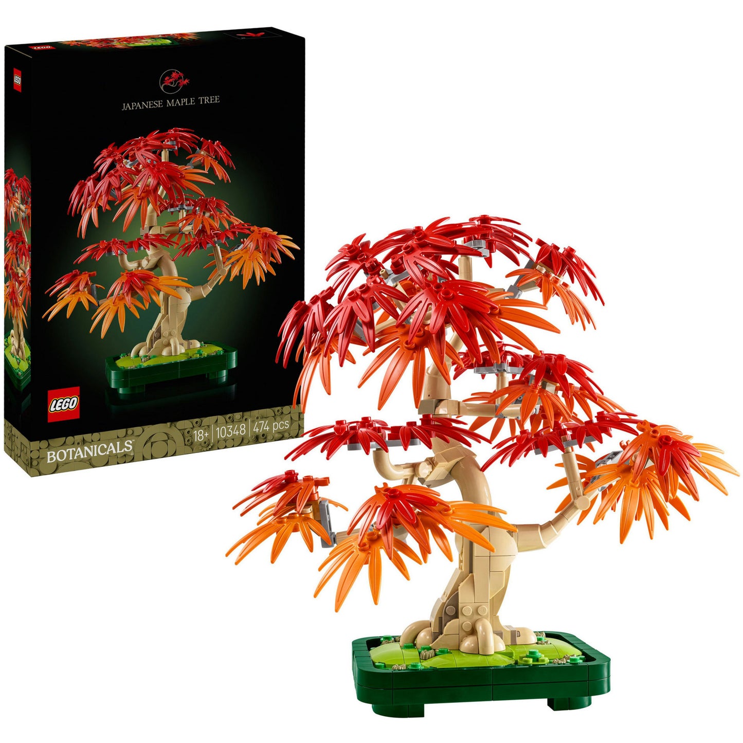 LEGO the botanical collection - japanse esdoorn bonsaiboompje constructiespeelgoed (10348)