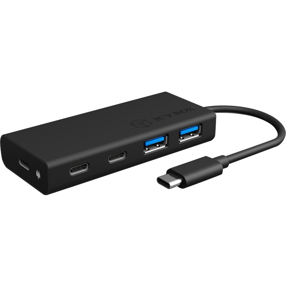 ICY BOX ib-hub1426-cpd usb-hub (zwart)