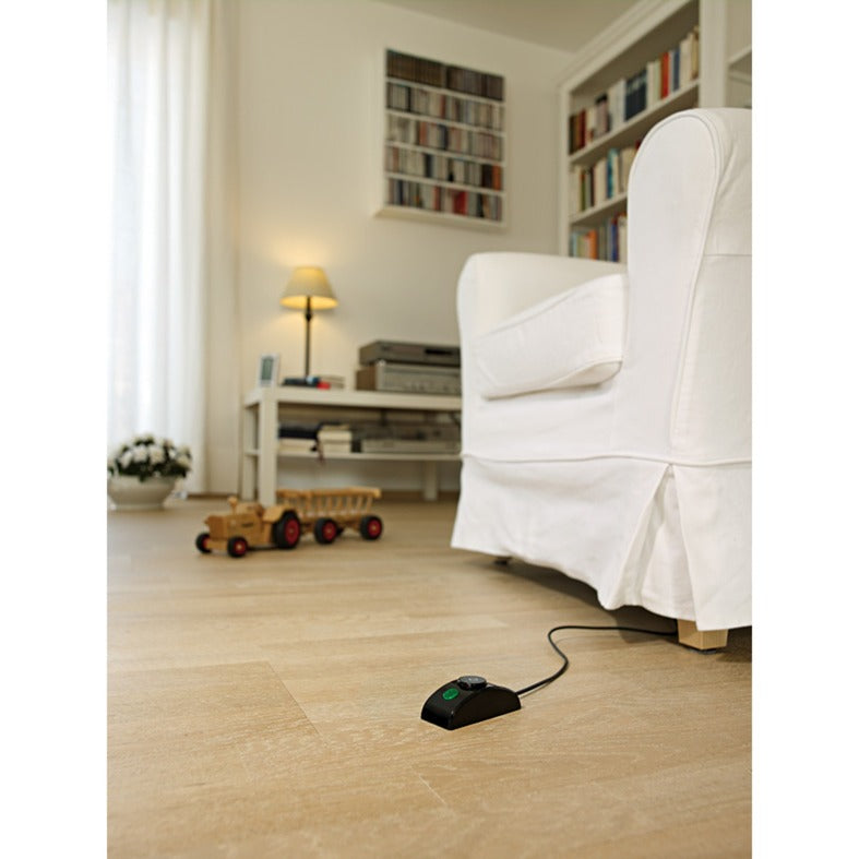 Brennenstuhl primera tec comfort switch plus 7-voudige stekkerdoos stekkerdoos (zwart, 19.500a overspanningsbeveiliging, externe schakelaar)