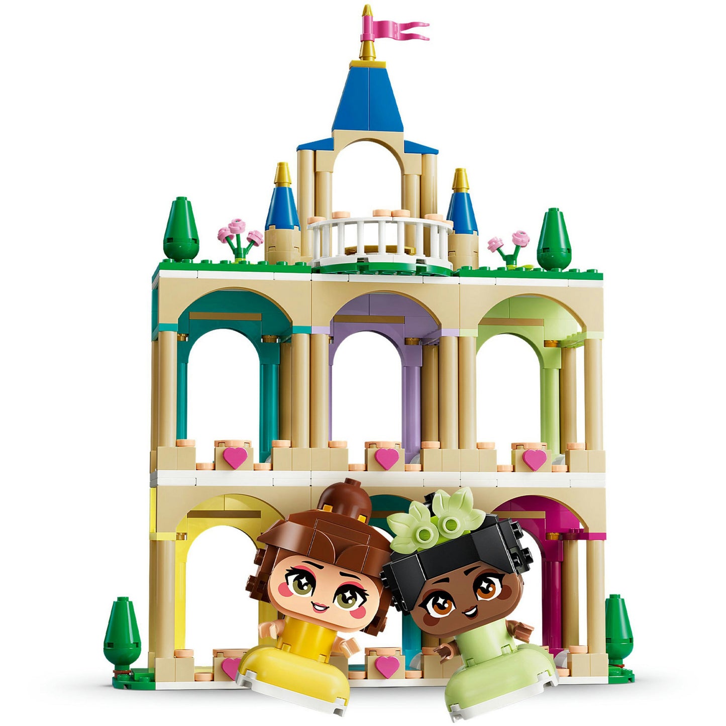 LEGO disney princess 43291 mini belle en tiana met kasteel