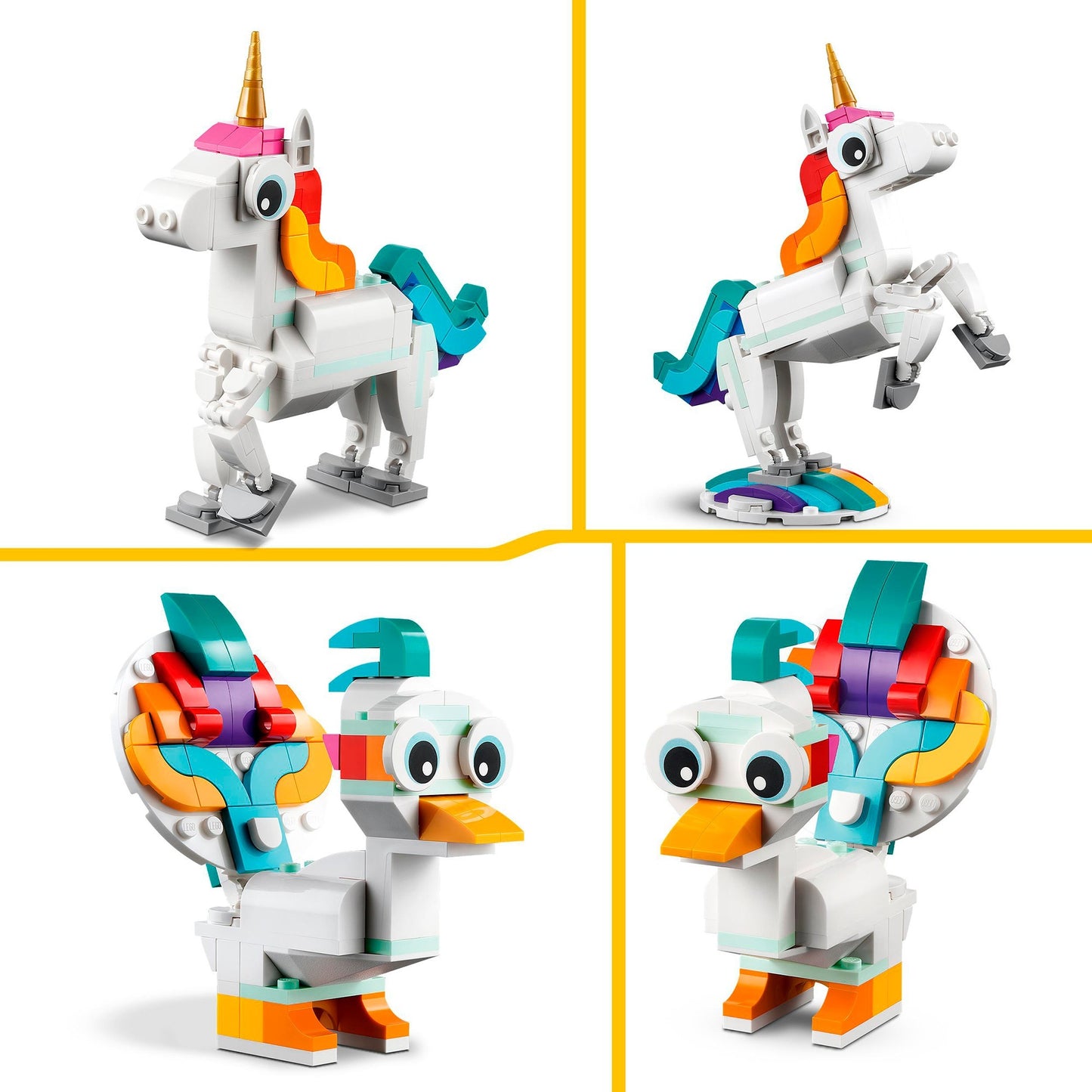 LEGO creator 31140 3in1 magische eenhoorn