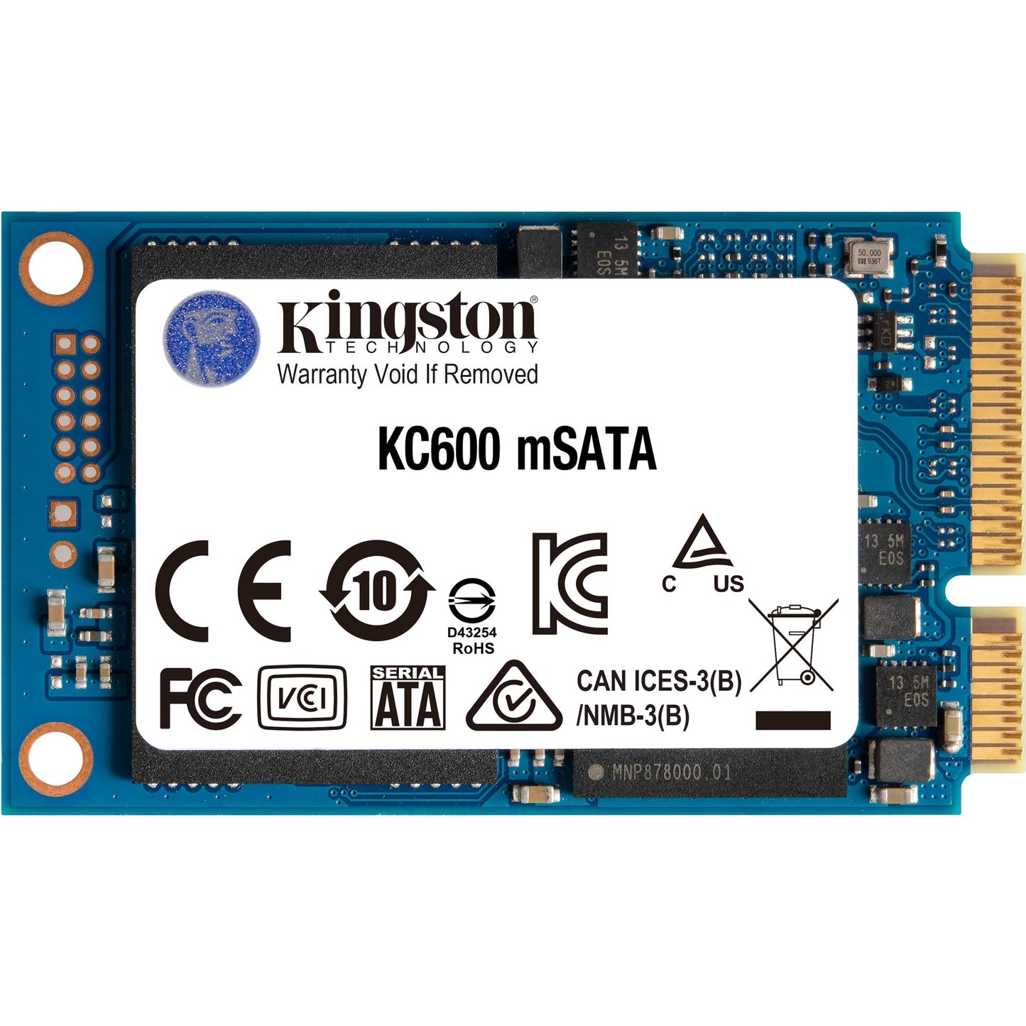 Kingston kc600 256 gb ssd (skc600ms 256g, sata 6 gb s, msata)
