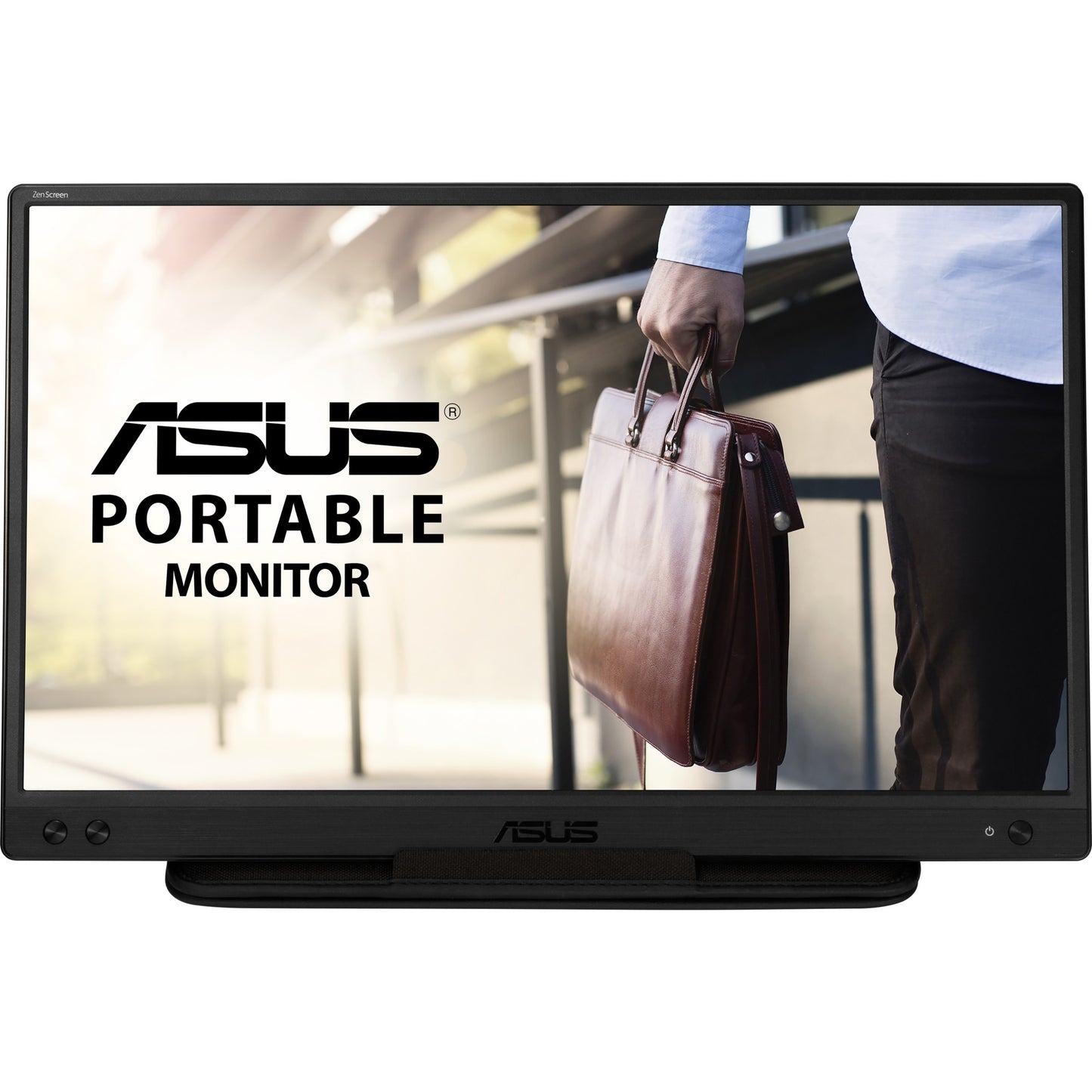 ASUS zenscreen mb166c 16 monitor (zwart, 1x usb-c)