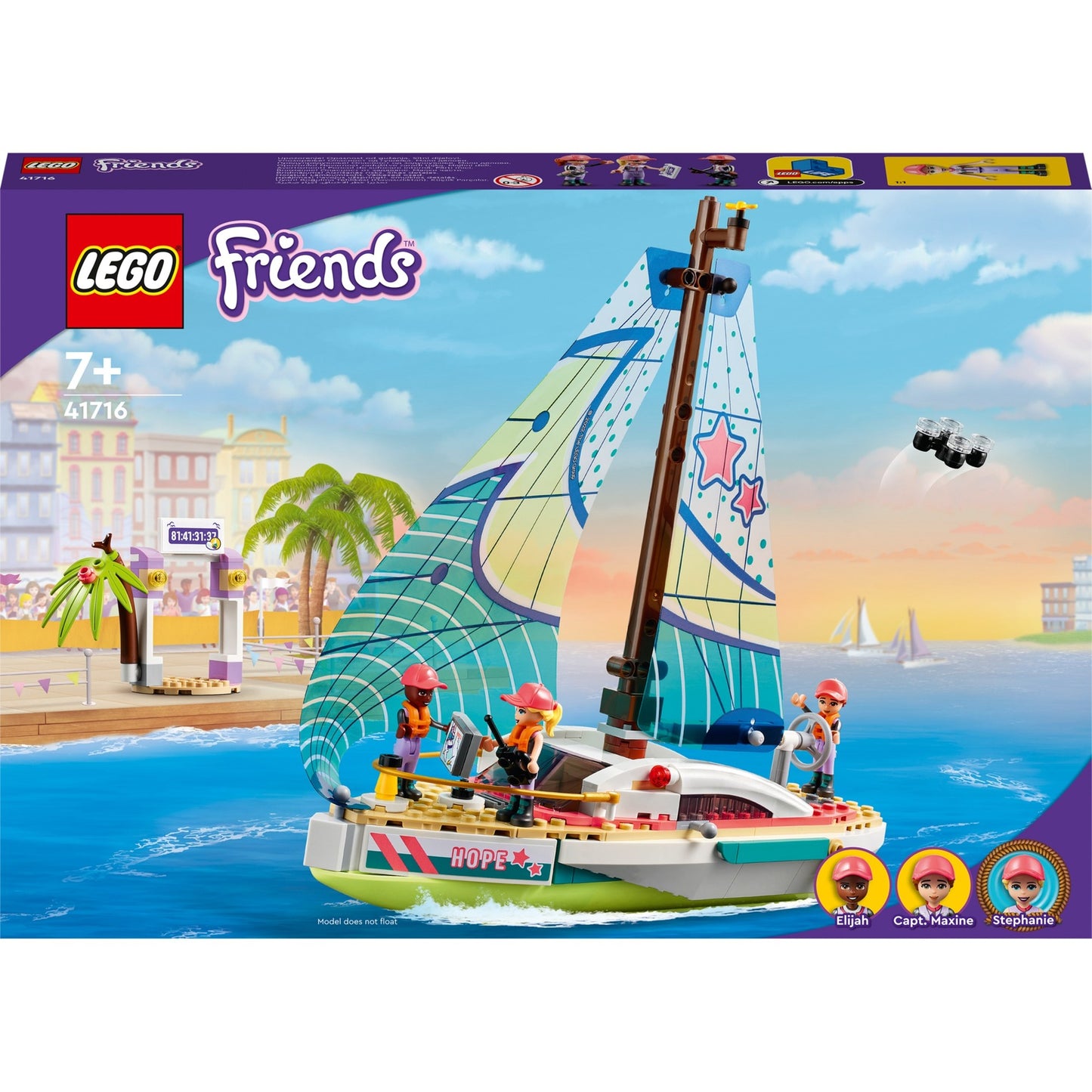 LEGO friends - stephanies zeilavontuur constructiespeelgoed (41716)