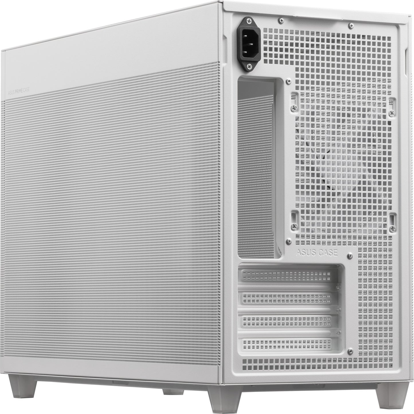 ASUS prime ap201 mini tower behuizing (wit | 2x usb-a | 1x usb-c)