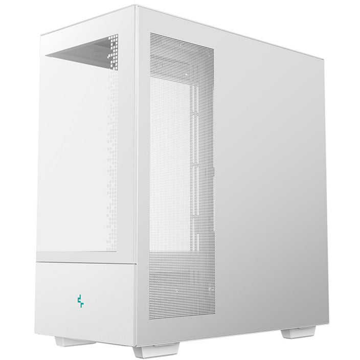 DeepCool ch690 digital midi tower behuizing (wit | 2x usb-a | 1x usb-c | tempered glass)