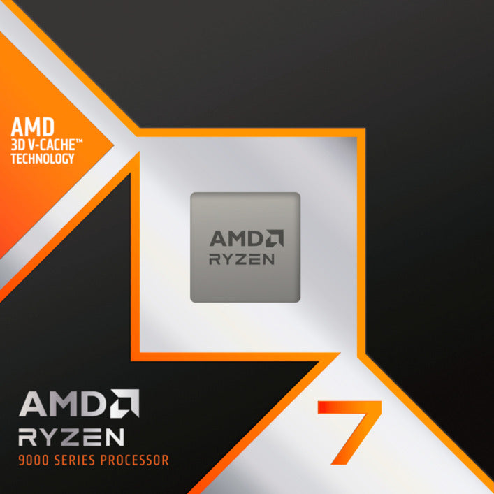AMD ryzen 7 9850x3d, 4,7 ghz (5,6 ghz turbo boost) socket am5 processor (unlocked, boxed)