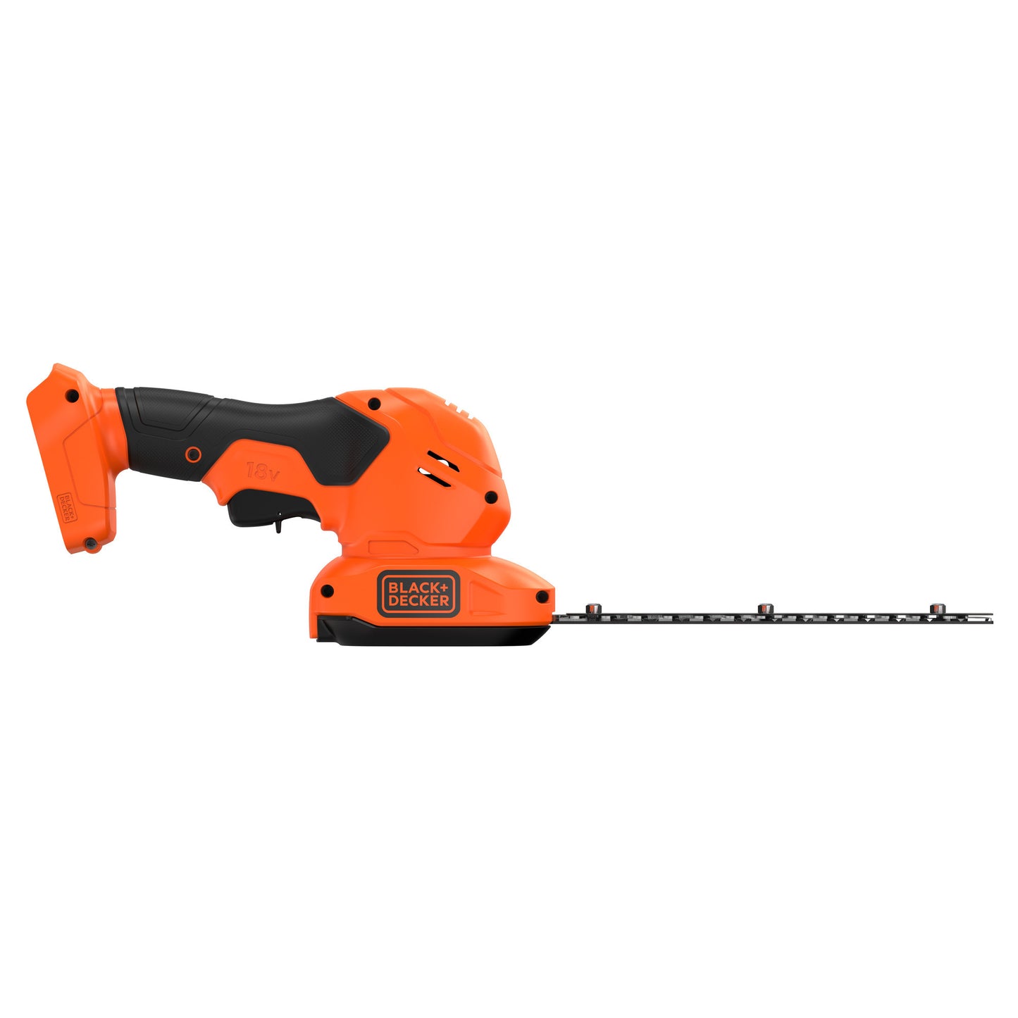 BLACK+DECKER bcss18b-xj 18v gras- en struikschaar (zonder accu) (oranje zwart, accu en oplader niet inbegrepen)