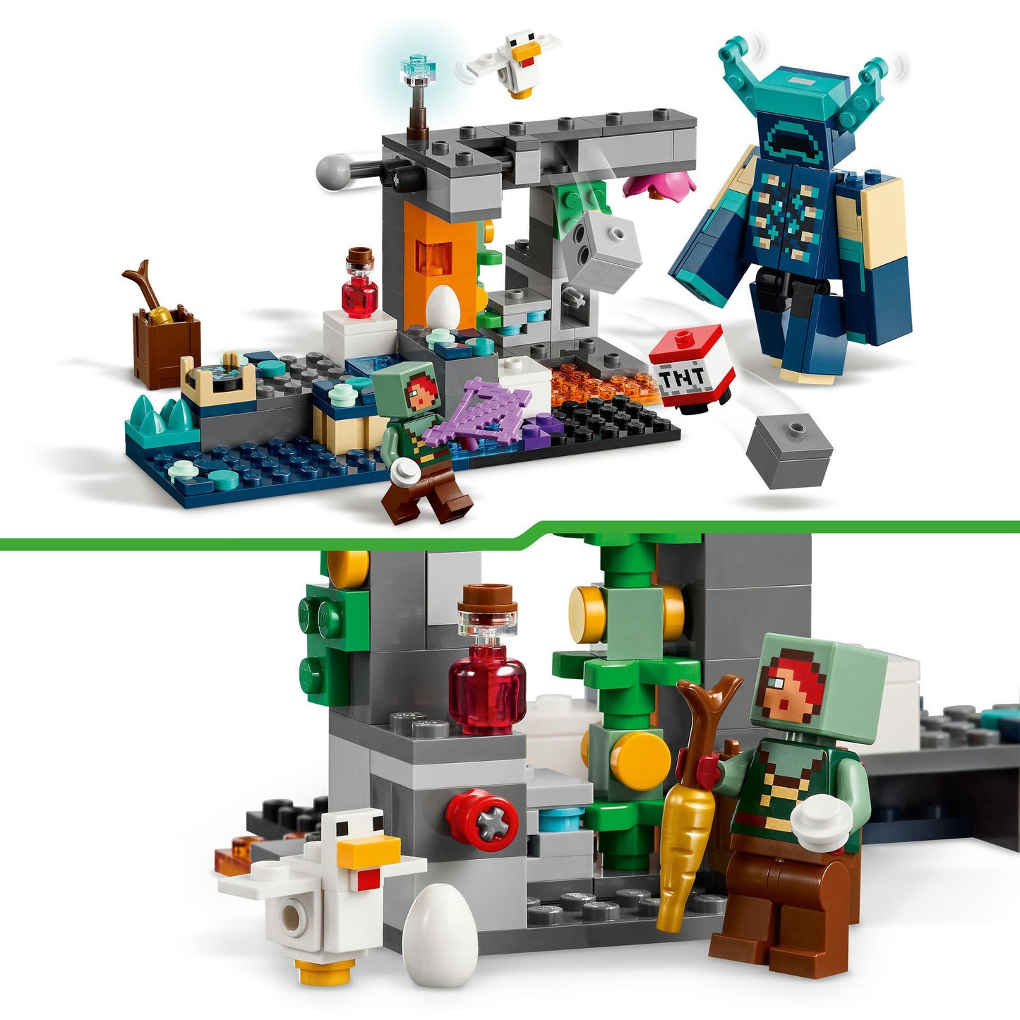 LEGO minecraft 21274 de ontmoeting met de opzichter