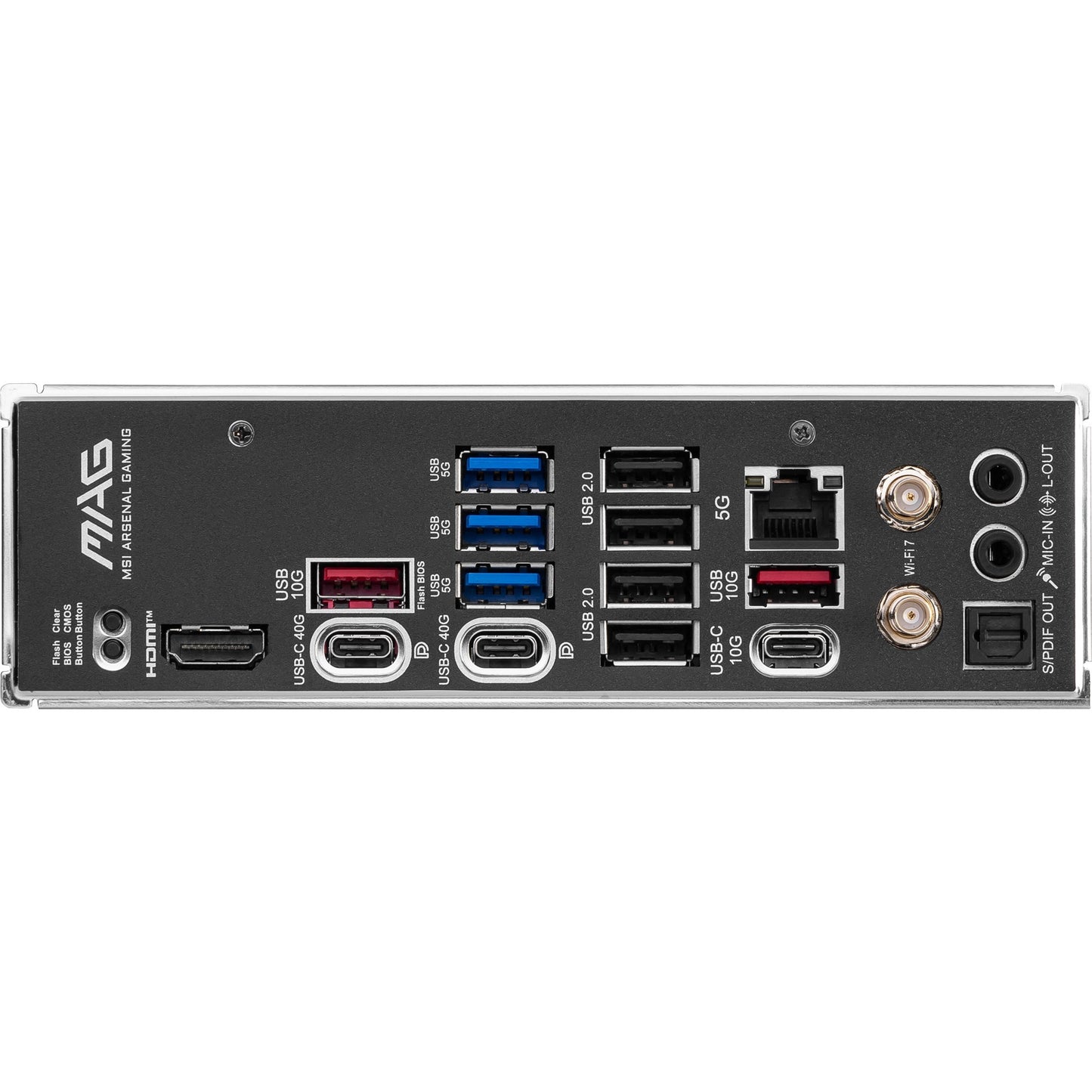 MSI mag x870 tomahawk wifi socket am5 moederbord (raid, 5 gb-lan, wlan, bt, sound, atx)