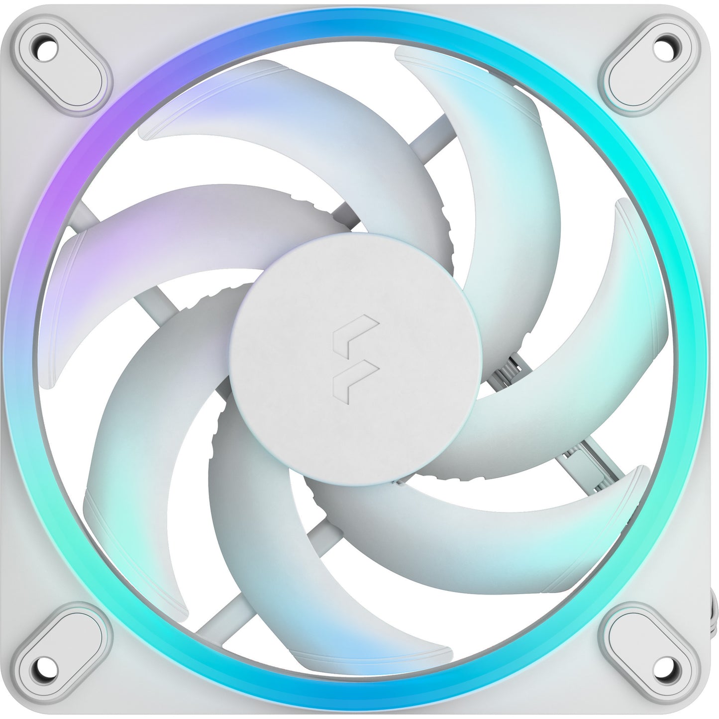 Fractal Design momentum 12 rgb case fan (wit, 120 x 120 x 25 mm, pwm)