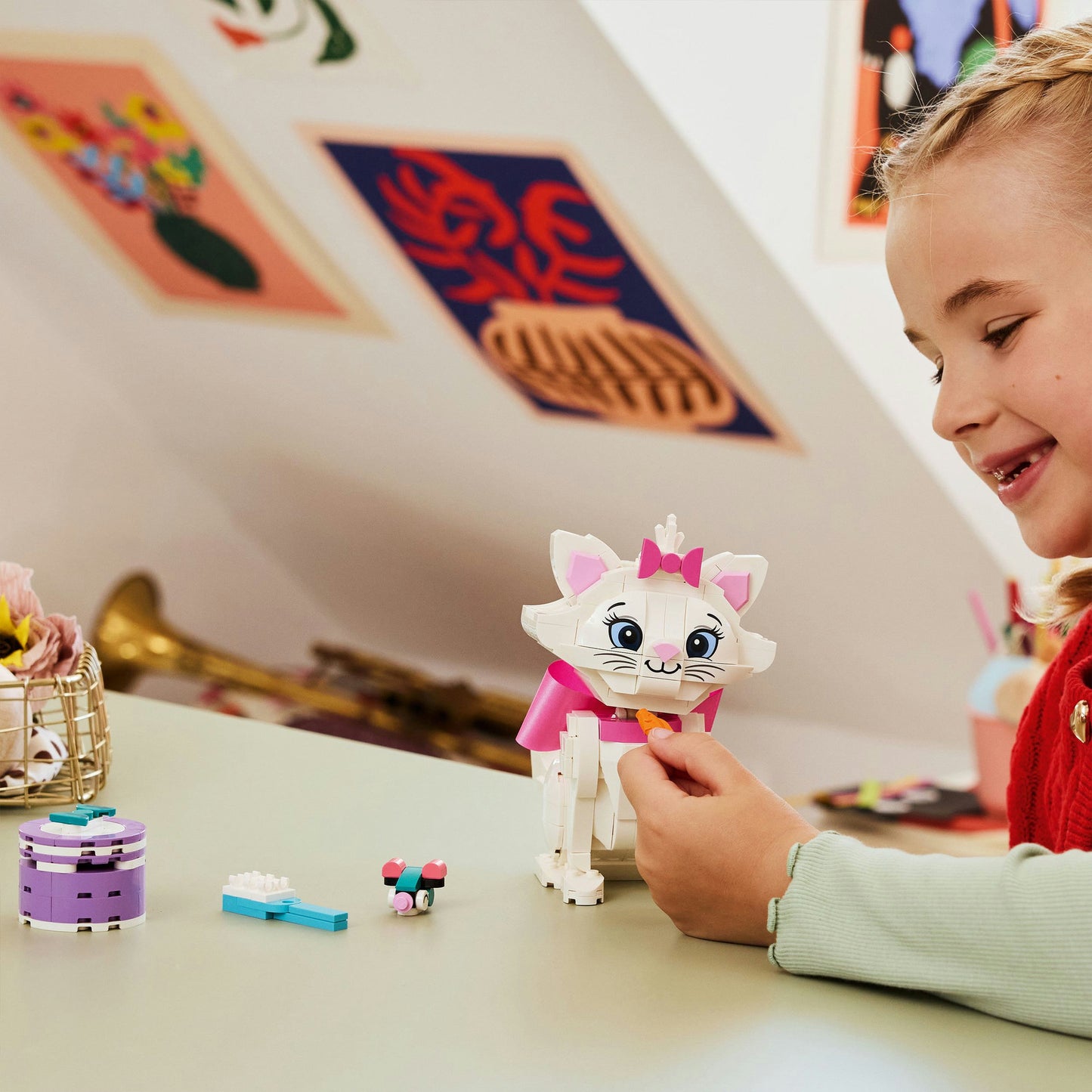 LEGO disney 43286 de aristokatten: schattige marie