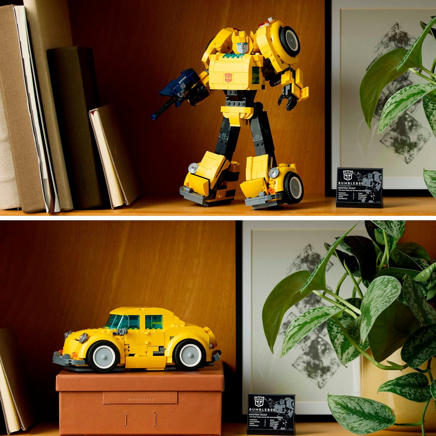 LEGO icons 10338 transformers bumblebee