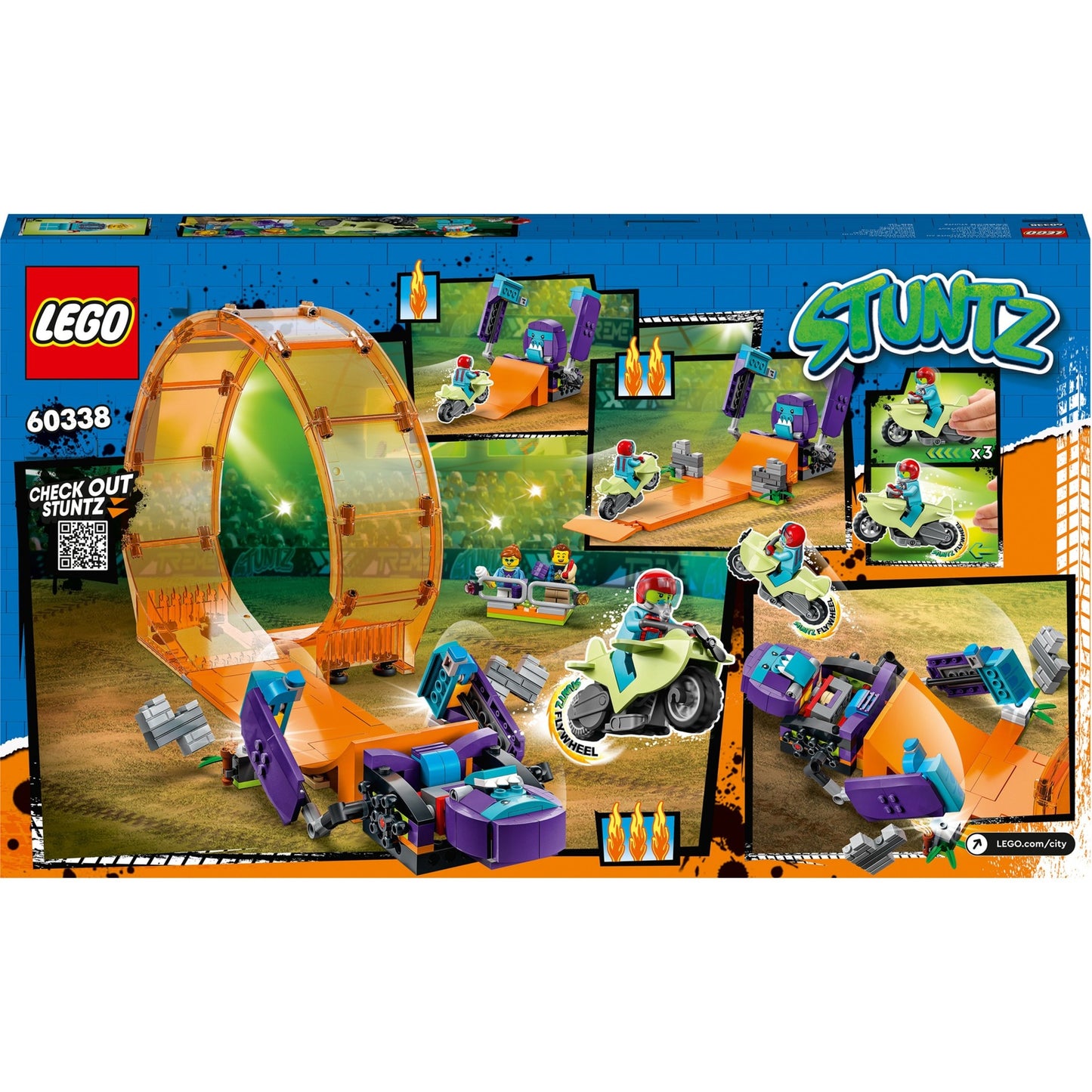 LEGO city - chimpansee stuntlooping constructiespeelgoed (60338)