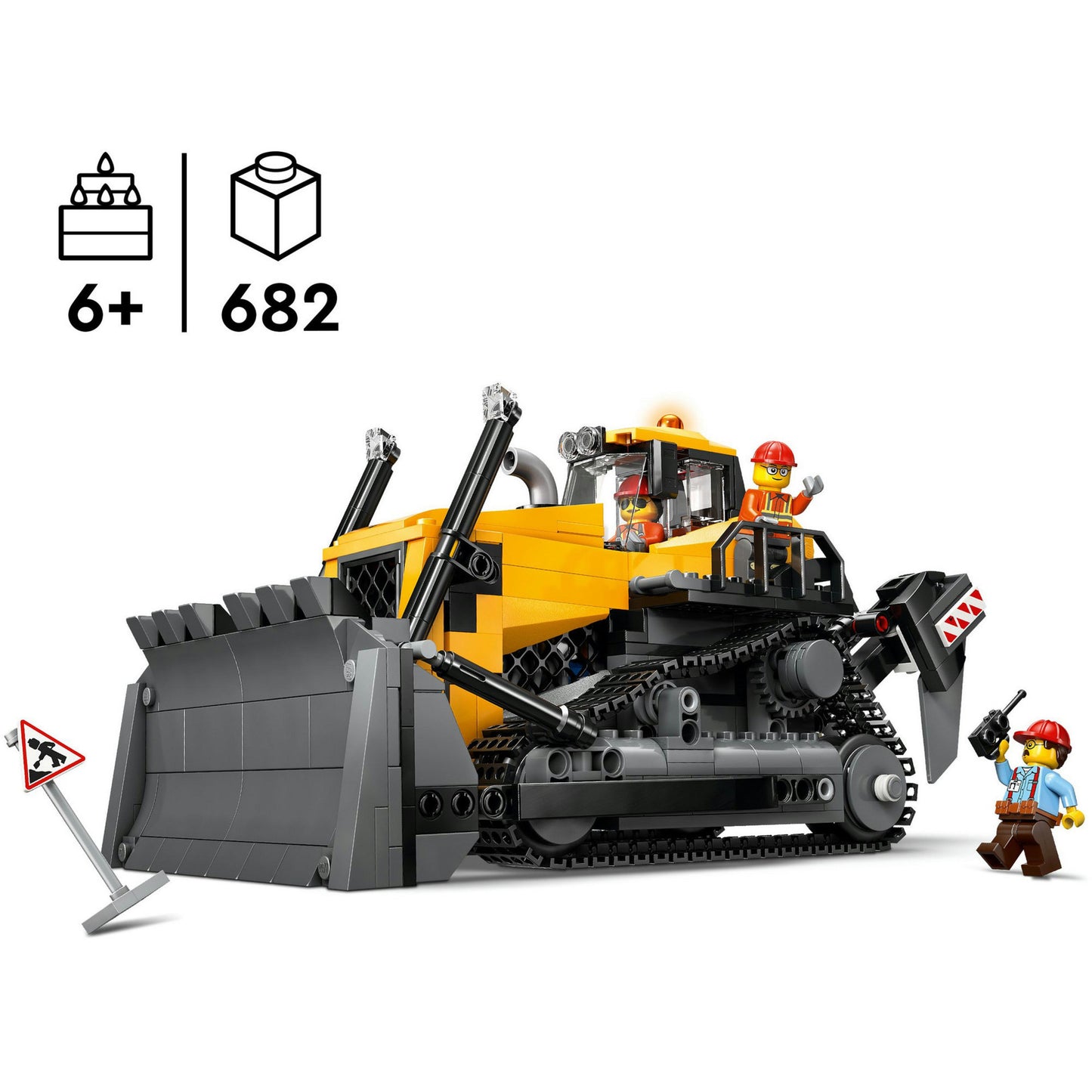 LEGO city 60466 gele bulldozer