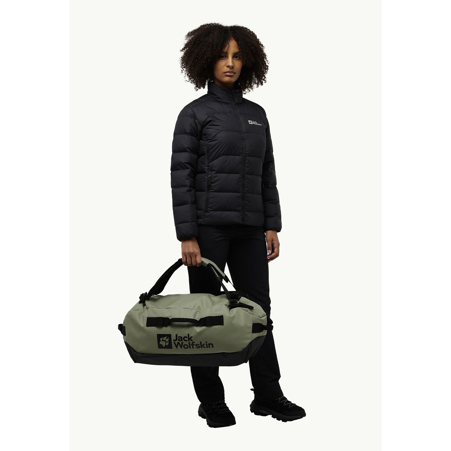 Jack Wolfskin all-in duffle 35 rugzak (lichtgroen, 35 liter)