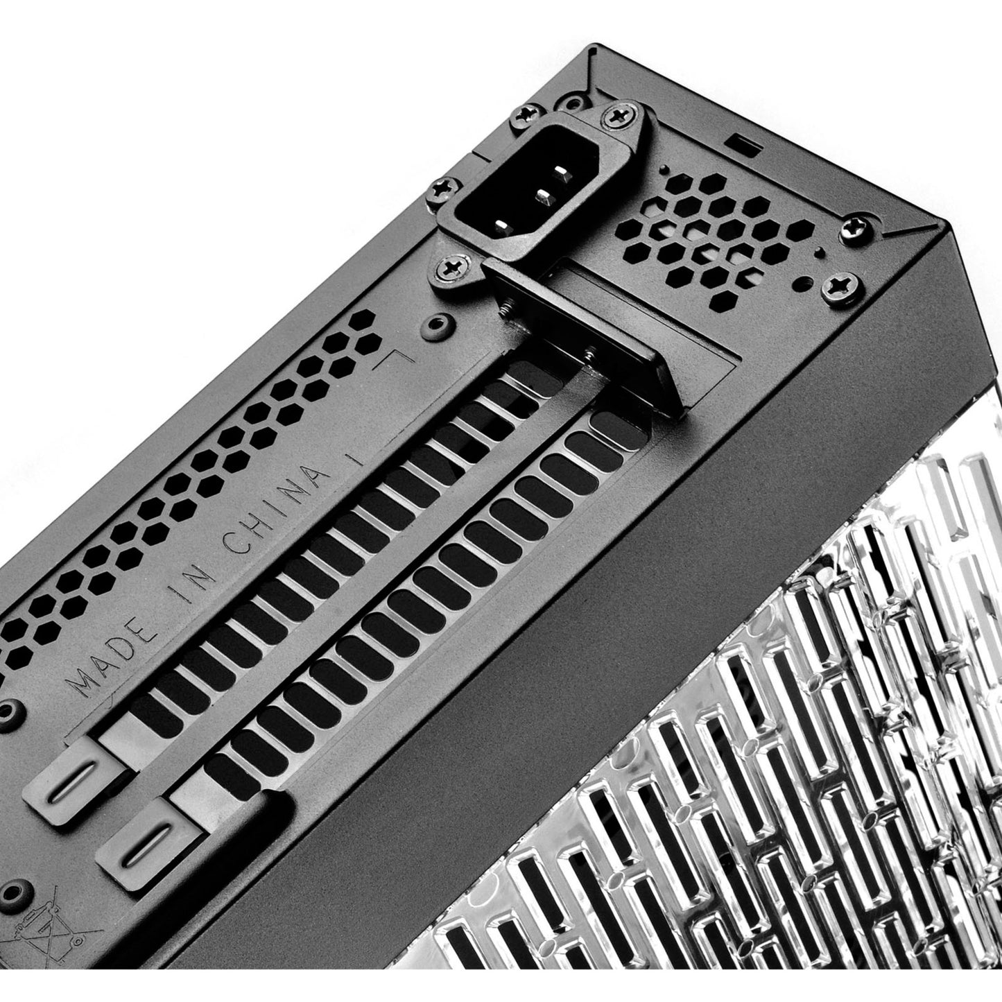SilverStone sst-rvz02b-w window-kit desktop behuizing (zwart | 2x usb-a | window)