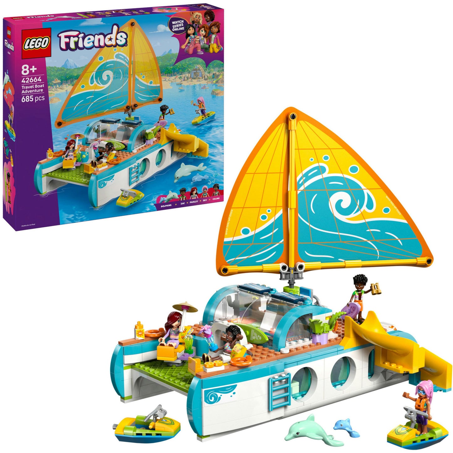 LEGO friends 42664 avontuurlijke bootreis