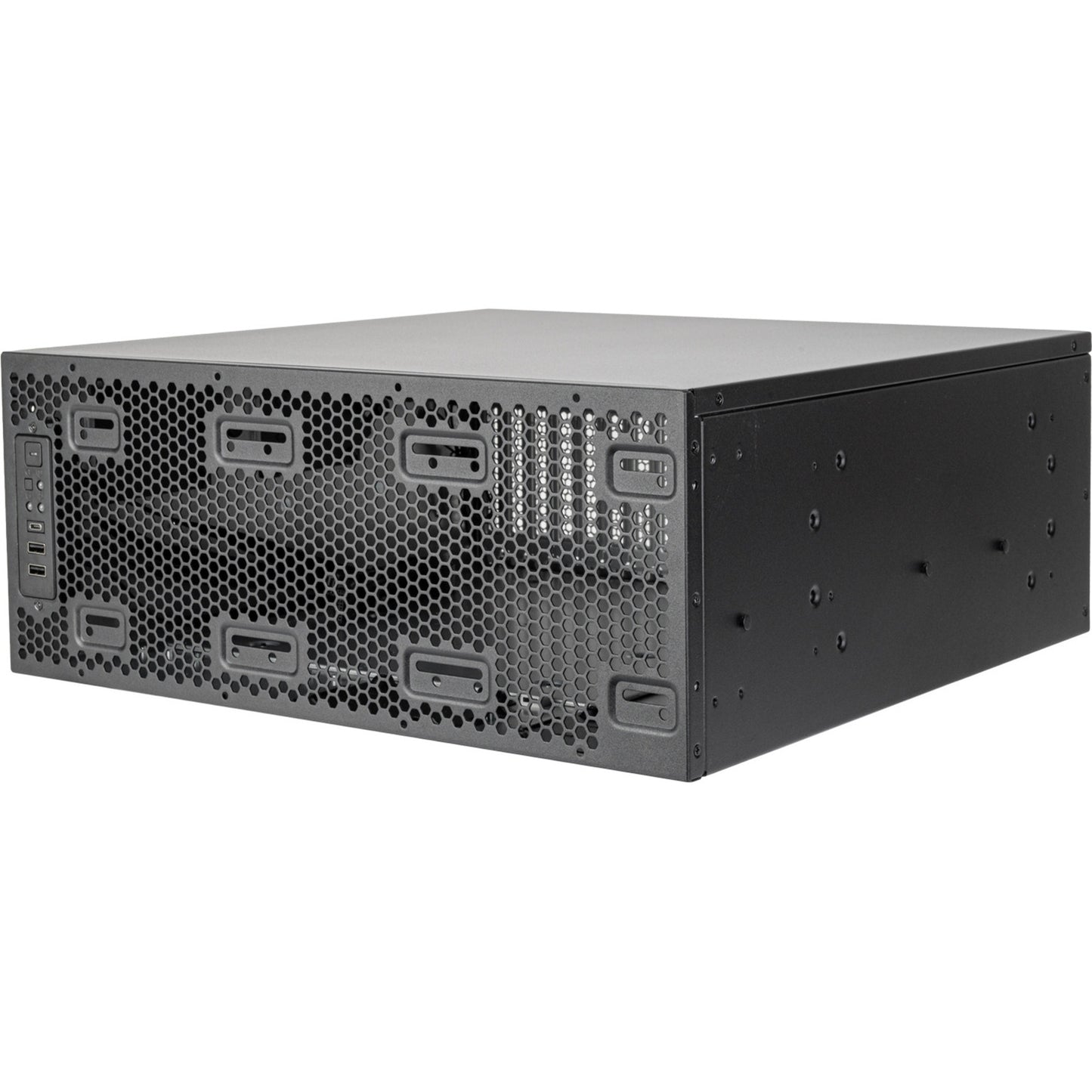 SilverStone rm4a rack behuizing (zwart | 4u | usb-c)