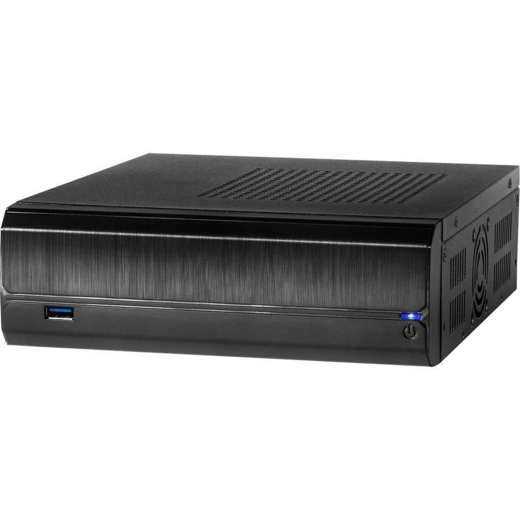 Inter-Tech jx-500 htpc behuizing (zwart | 1x usb-a)