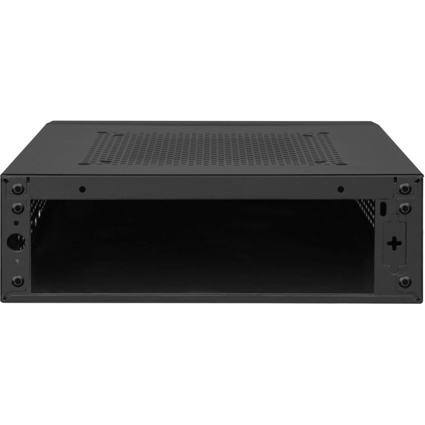 SilverStone sst-ml10b htpc behuizing (zwart | 2x usb-a)