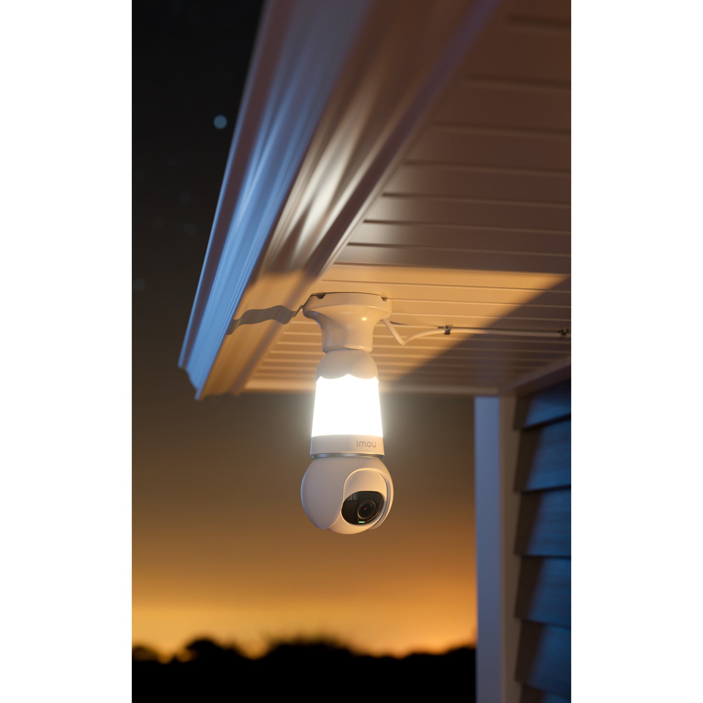 Imou Bulb Cam 2K beveiligingscamera (Wit, E26 E27 universele schroeffitting)