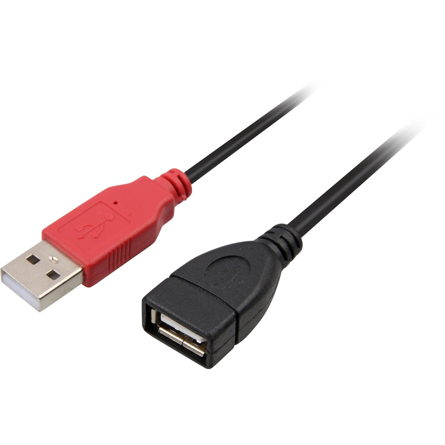 DeLOCK y-kabel 2x usb-a 2.0 male > 1 x usb-a 2.0 female splitterkabel (zwart rood, 0,2 meter)