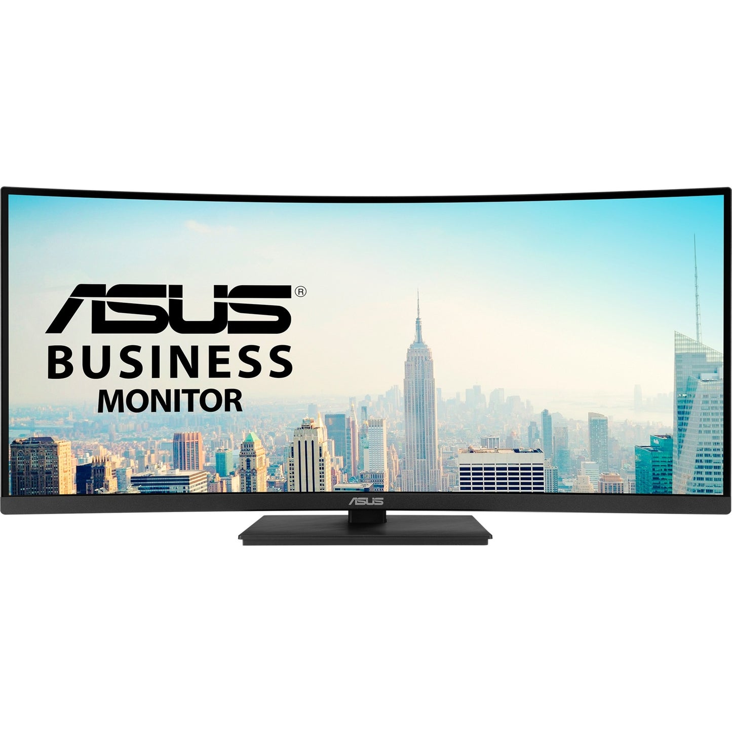 ASUS va34vcpsr 34 curved ultrawide monitor (zwart, 100 hz, hdmi, displayport, audio, lan, usb-c)