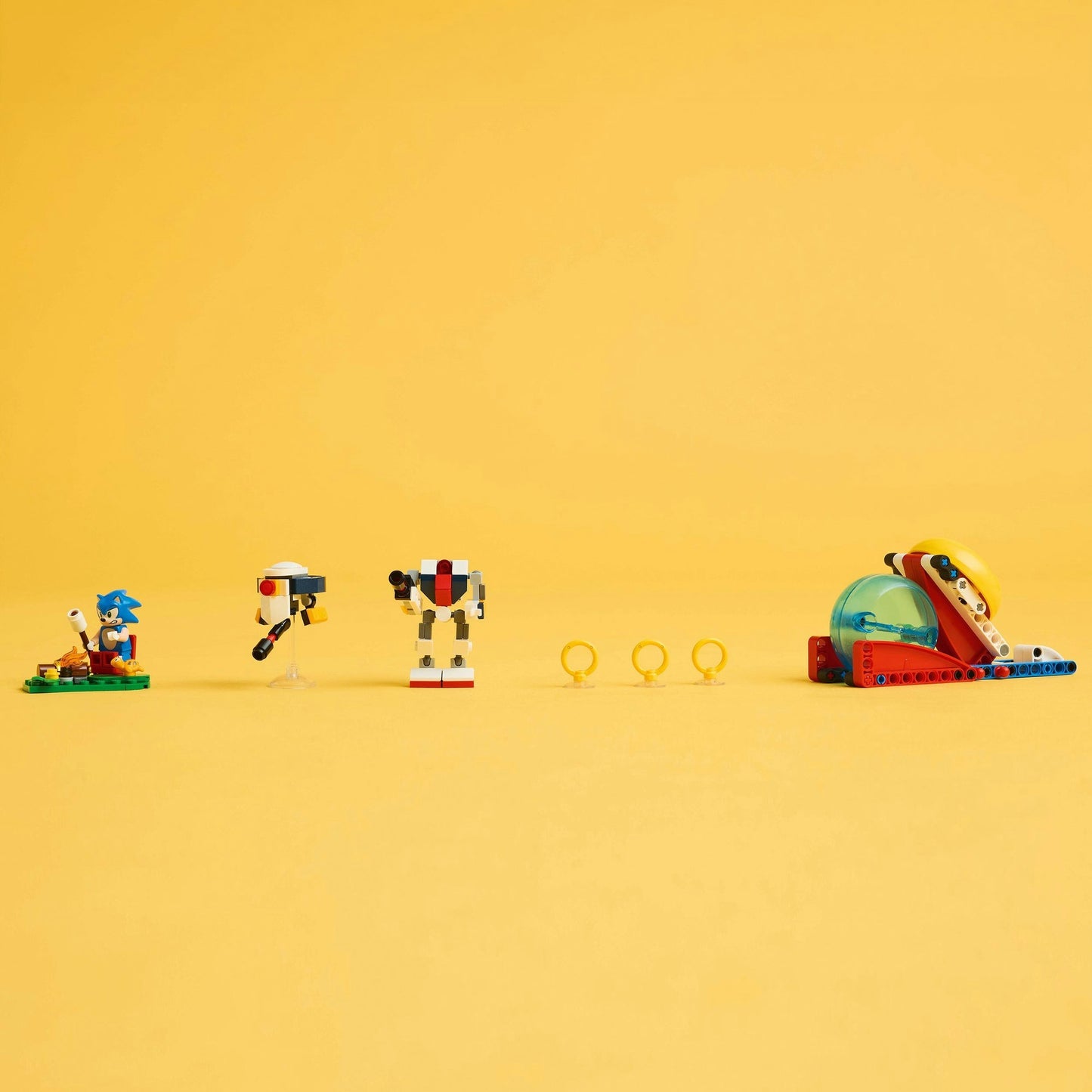 LEGO sonic the hedgehog 77001 sonics kracheting bij het kampvuur