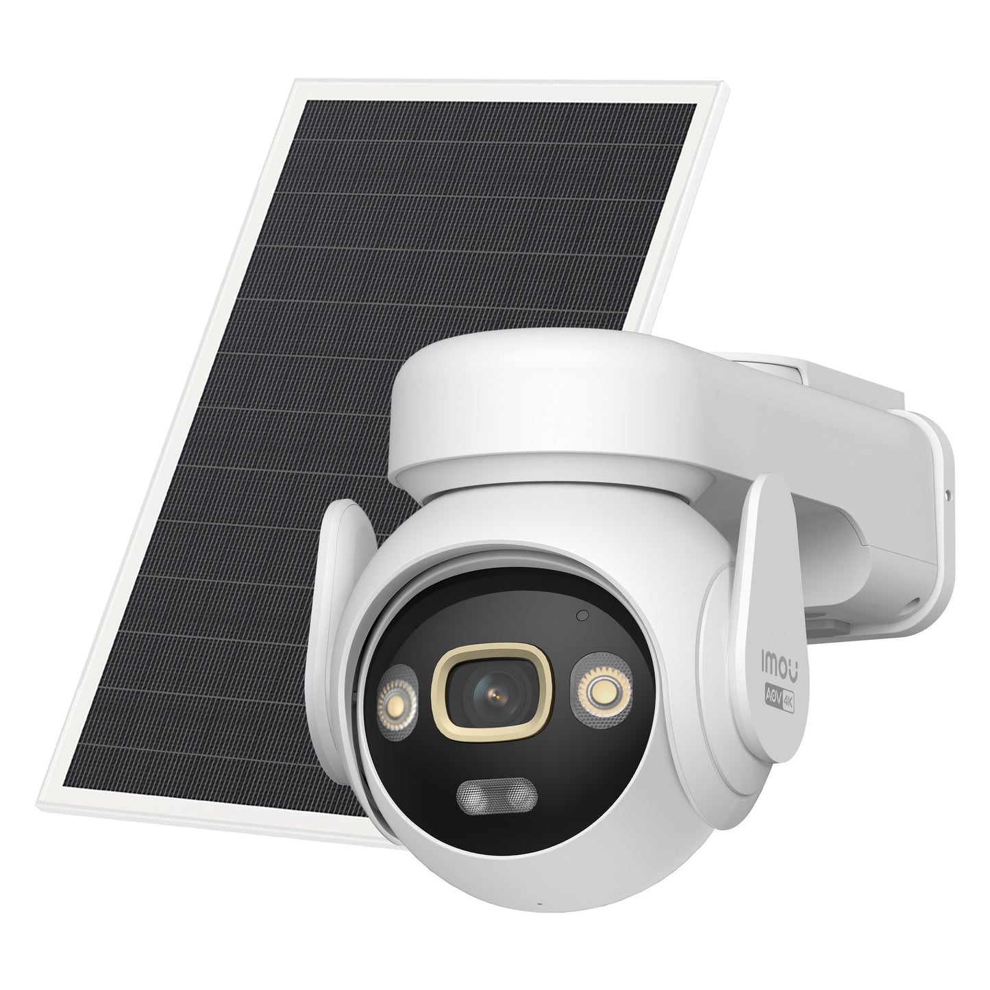 Imou AOV PT 4K Kit (wifi+4G) Simcard SD beveiligingscamera (Wit, 8 MP, WiFi 6, 4G LTE, Solar panel, AI-detectie)