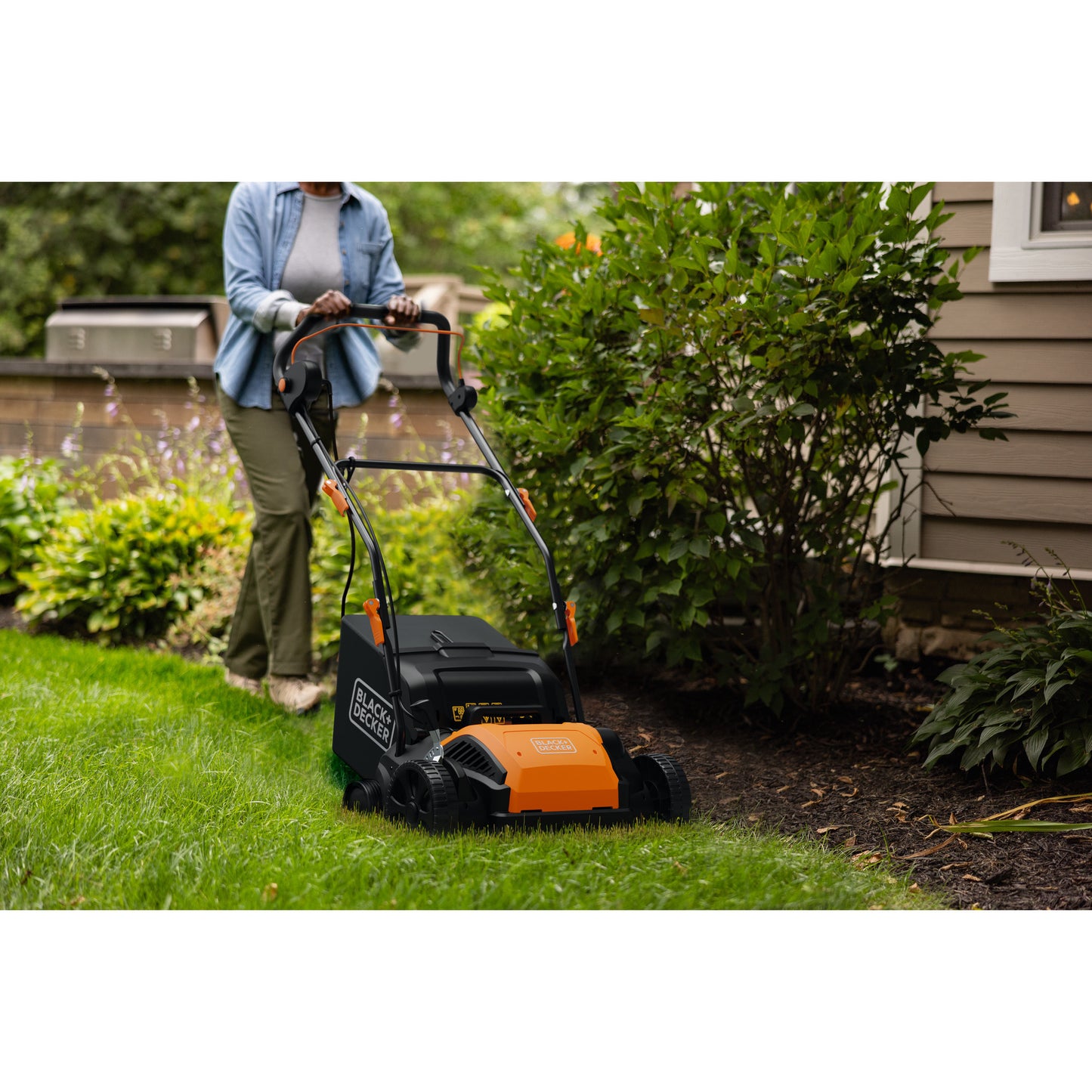 BLACK+DECKER beoep320-qs 1200w 30cm verticuteerder (zwart oranje)