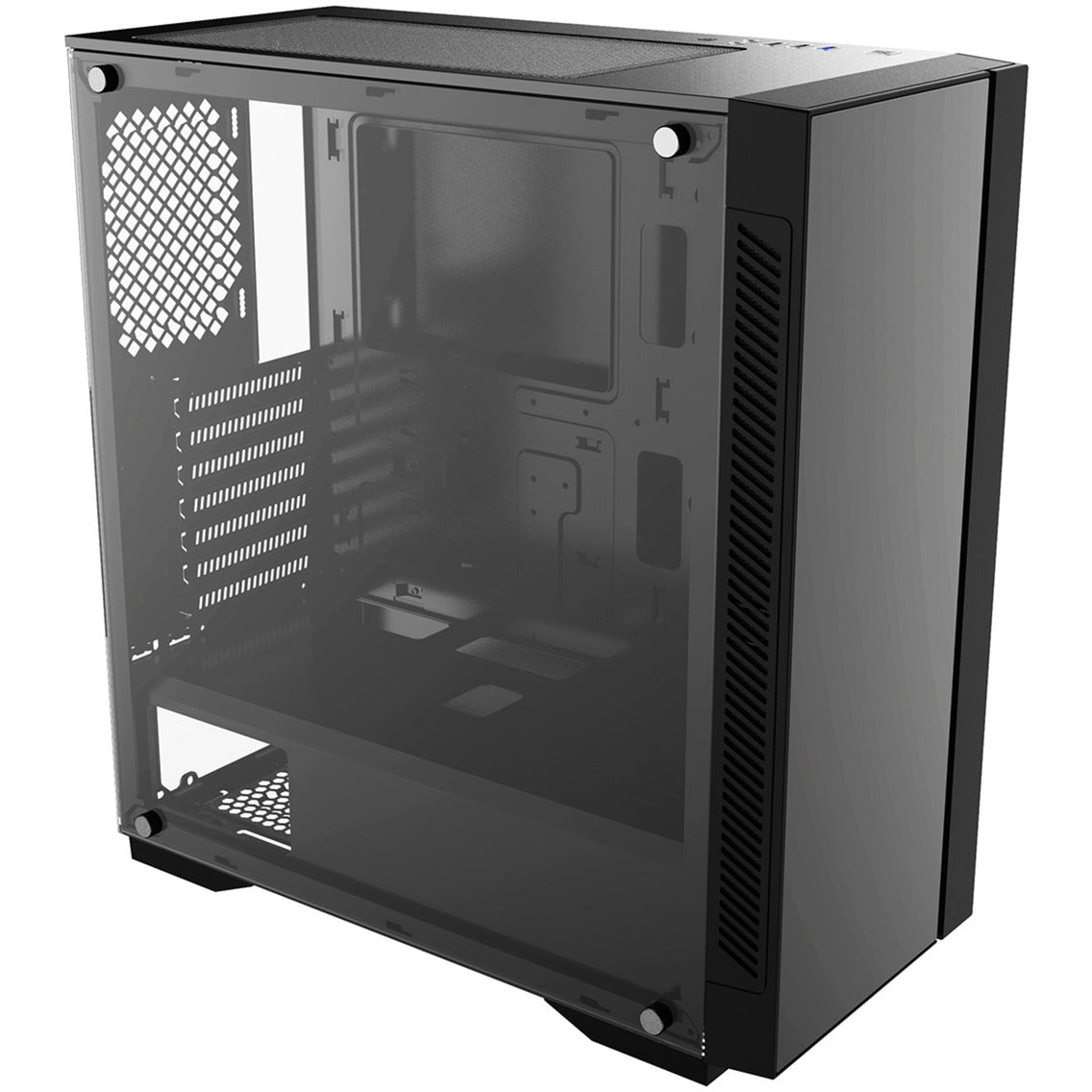 DeepCool matrexx 55 v3 add-rgb 3f midi tower behuizing (zwart | 3x usb-a | rgb | window)