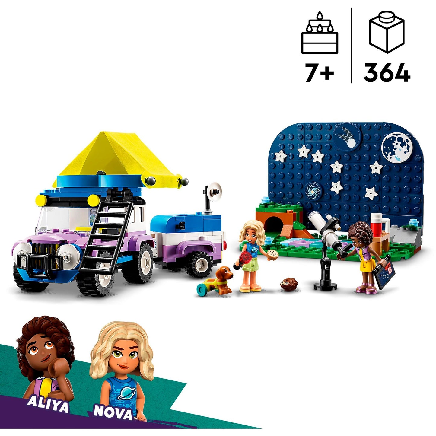LEGO friends - astronomisch kampeervoertuig constructiespeelgoed (42603)