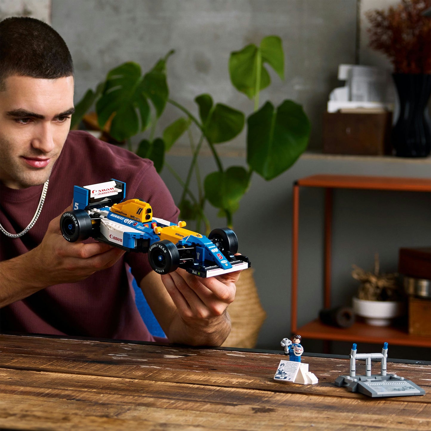 LEGO icons - williams racing fw14b en nigel mansell constructiespeelgoed (10353)