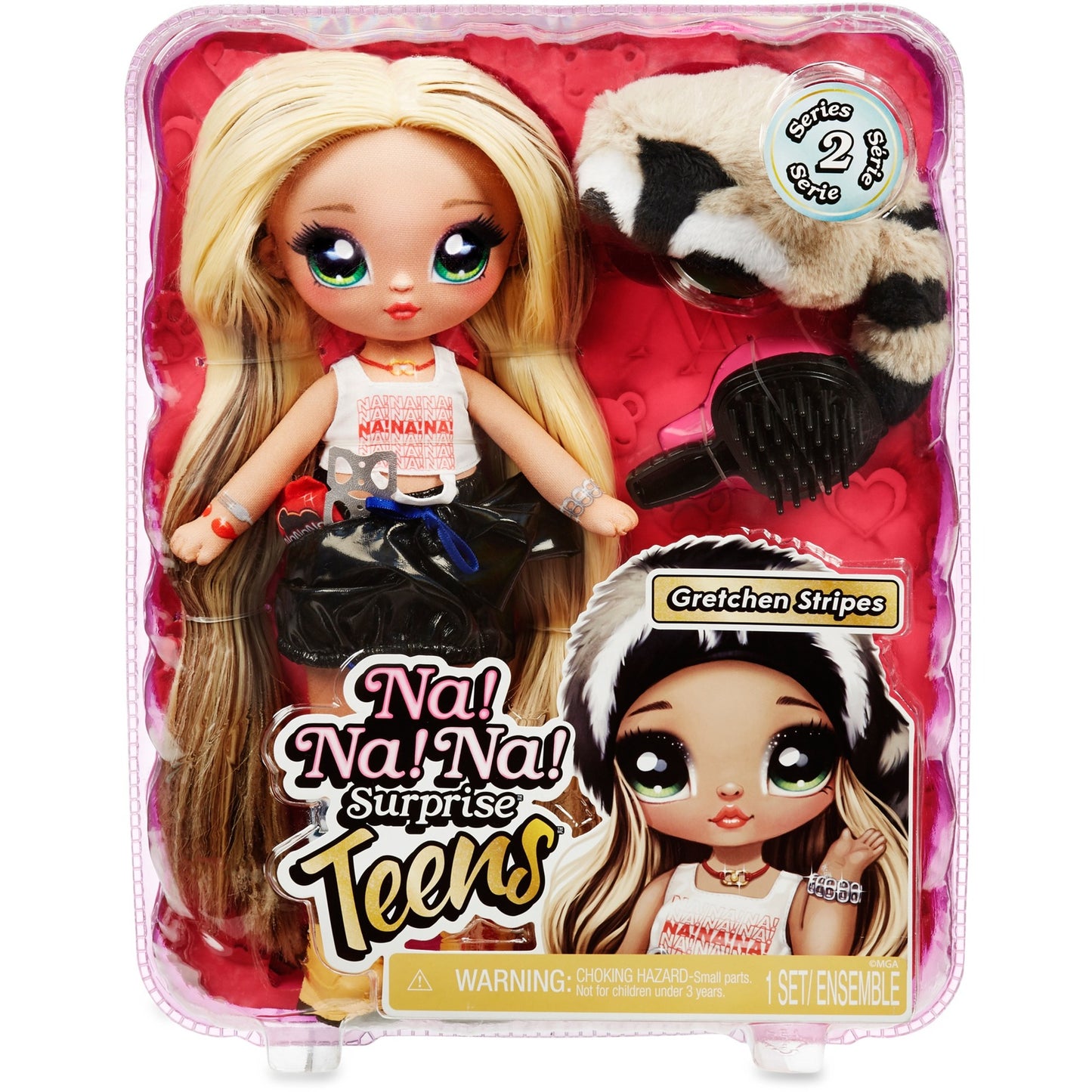 MGA Entertainment na! na! na! surprise teens - gretchen stripes pop