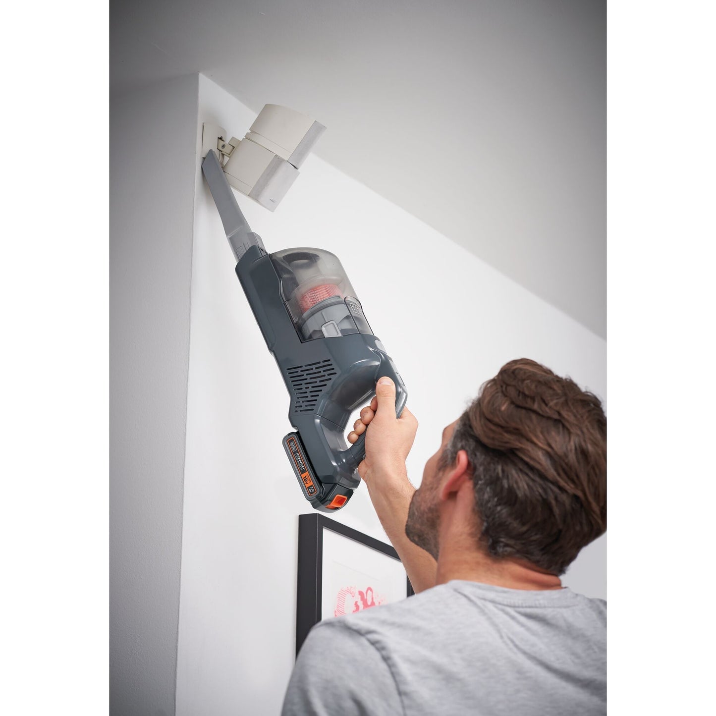BLACK+DECKER bhfea18d1-qw 18v 2.0ah 2-in-1 steelstofzuiger met verwijderbare accu (18v 2.0ah accu en oplader inbegrepen)