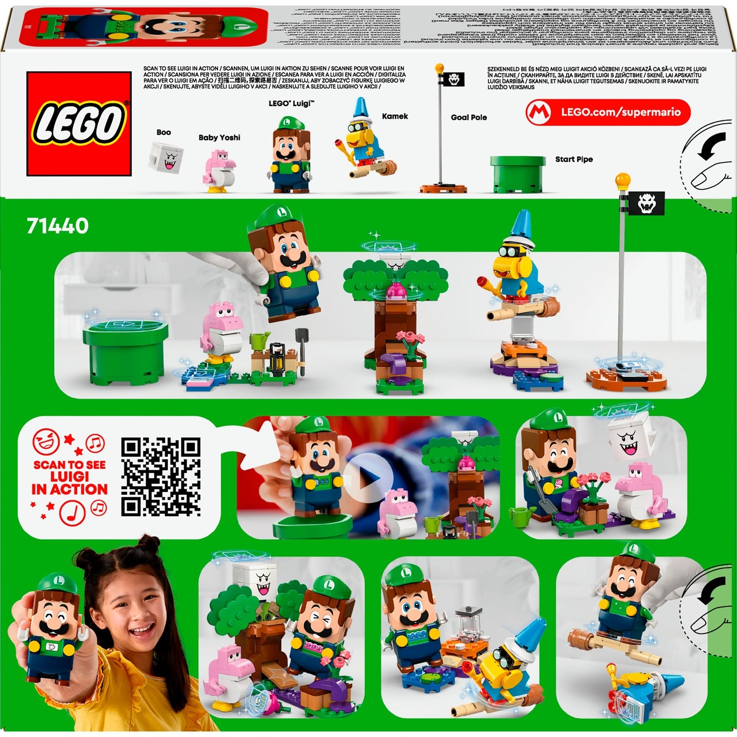 LEGO super mario 71440 avonturen met interactieve luigi