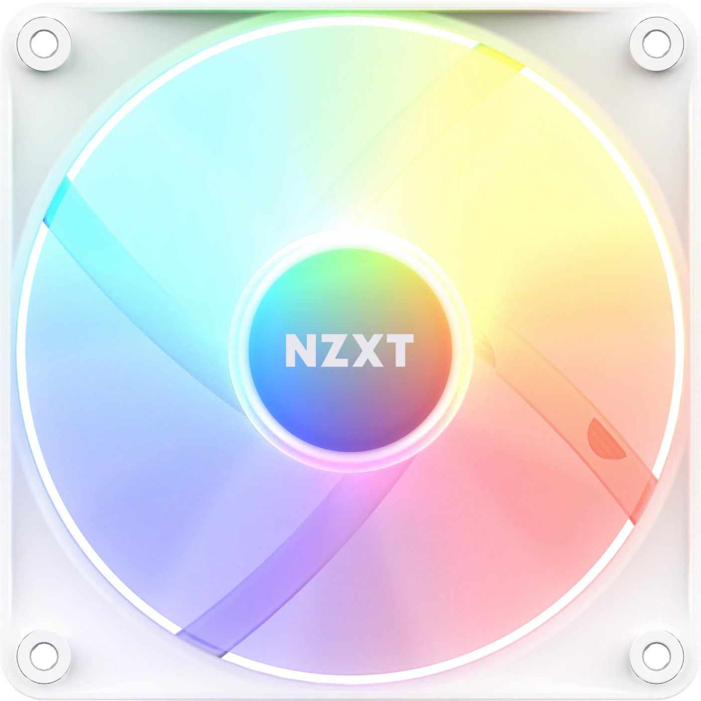 NZXT f120 rgb core case fan (wit, 120 x 120 x 26 mm, pwm)
