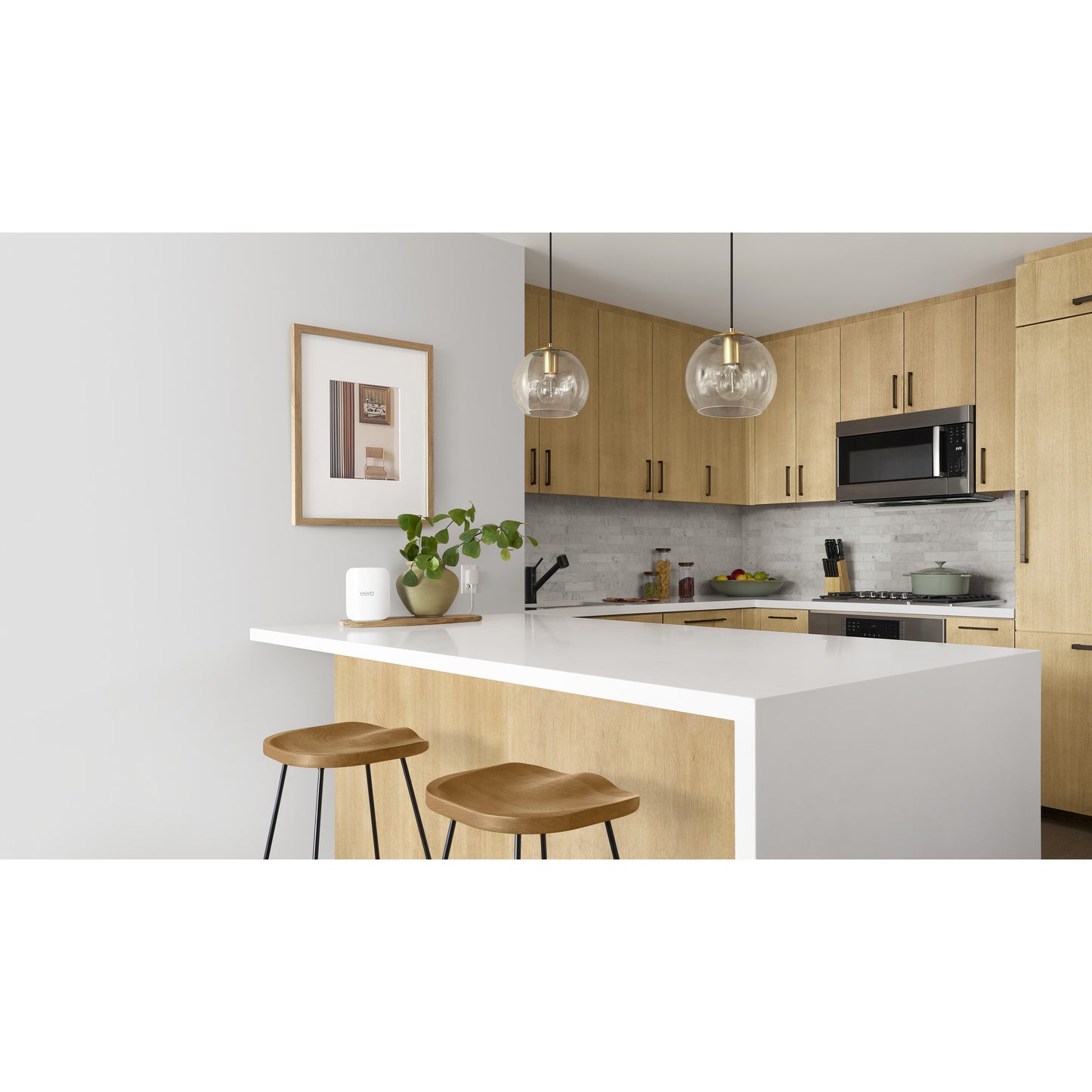 eero Pro 7 mesh wifi router, 3 stuks mesh router (Wit)