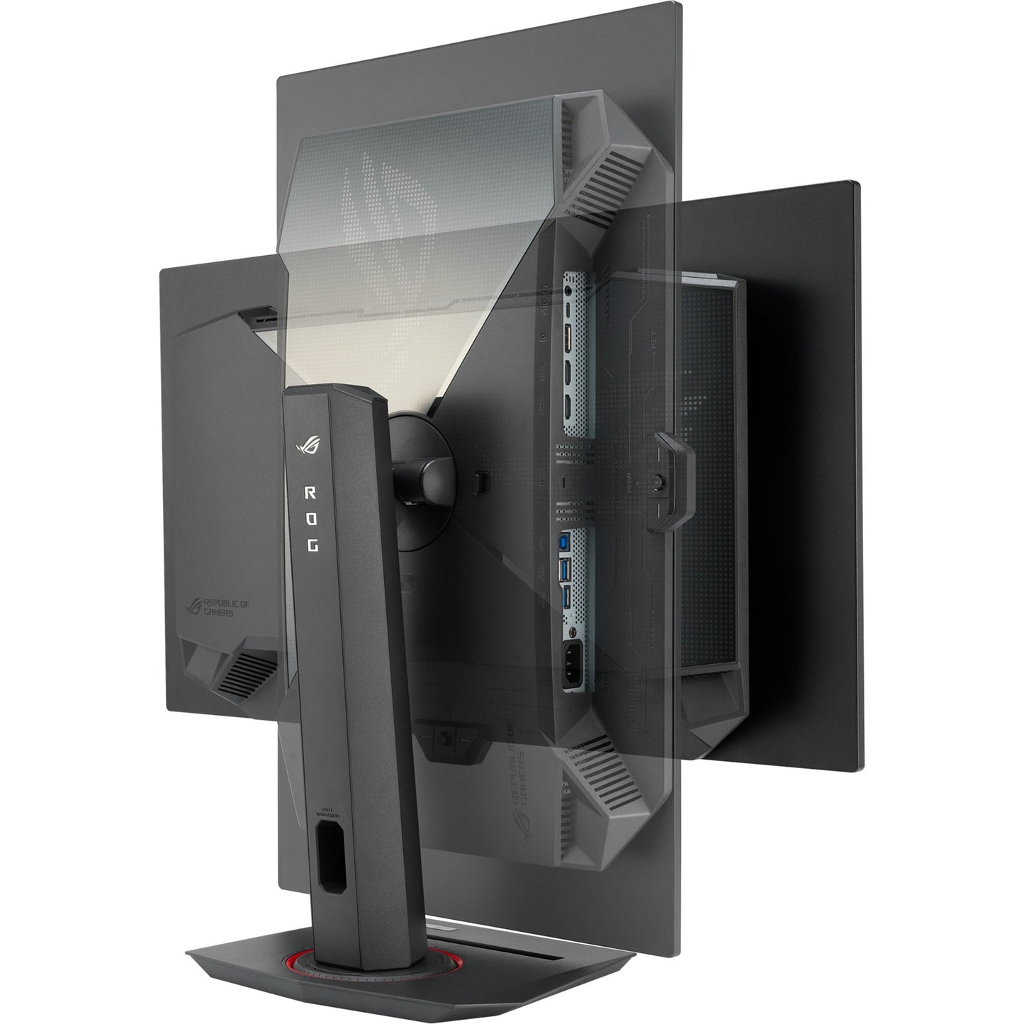 ASUS rog strix oled xg27acdng 27 gaming monitor (zwart, 2x hdmi, displayport, 3x usb-a, usb-b, usb-c, 360 hz)