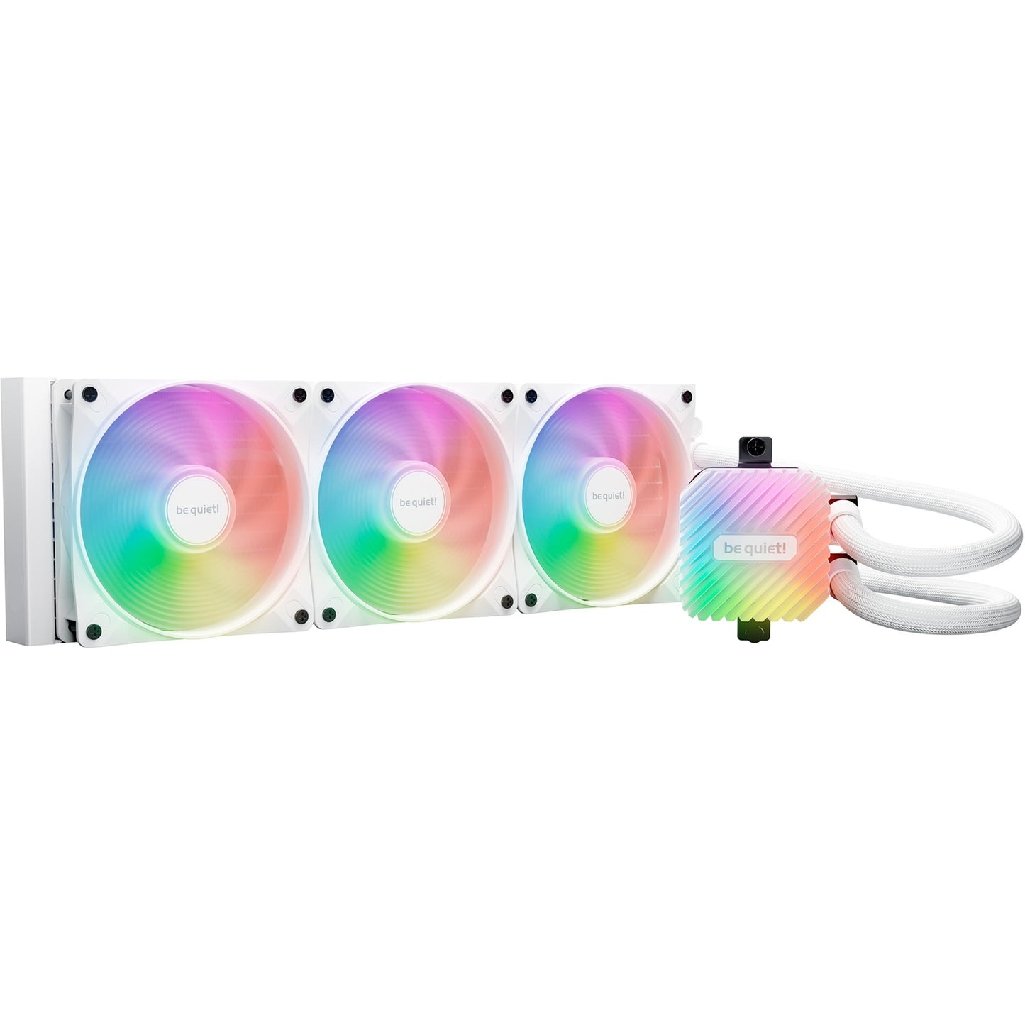 Be Quiet! light loop 360 argb waterkoeling (wit, 4-pins pwm fan-connector)