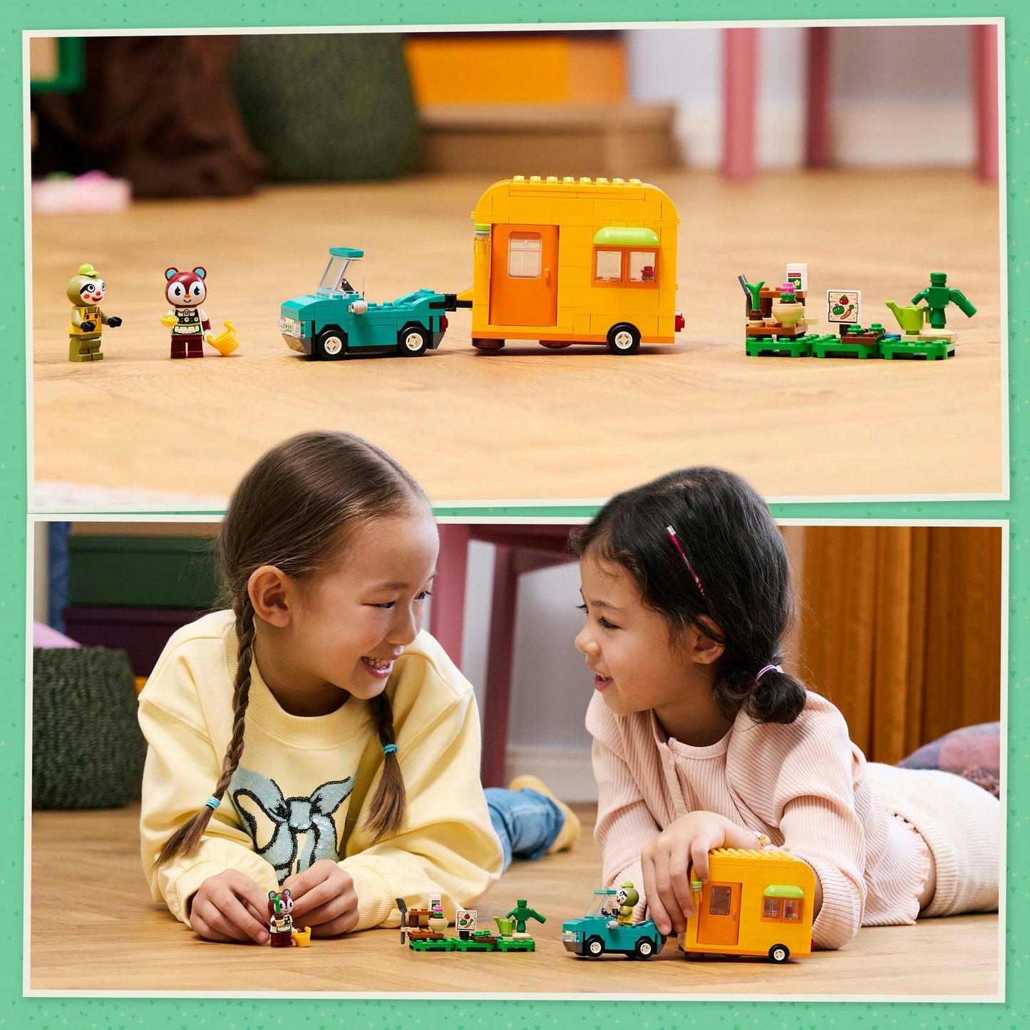 LEGO animal crossing 77054 leifs caravan en tuinwinkel