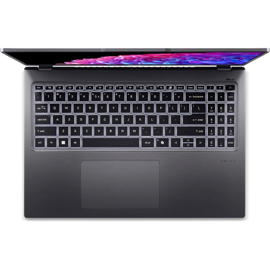Acer swift go 16 sfg16-72-56fg 16 laptop (grijs | core ultra 5 125u | intel graphics | 16 gb | 512 gb ssd)