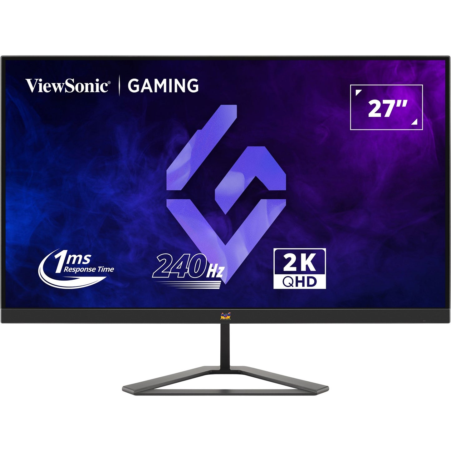 ViewSonic vx2758a-2k-pro-3 27 gaming monitor (zwart (mat), 2x hdmi | 1x displayport | hdr10 | 240 hz)