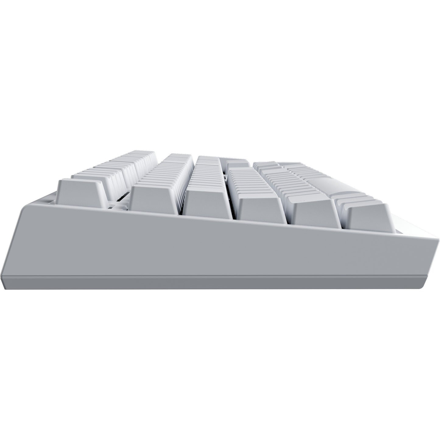 Ducky one x wireless rgb mechanisch toetsenbord (wit, us lay-out (qwerty), inductive, 100%, hot-swappable, pbt, 2.4 ghz | bluetooth | usb-c)
