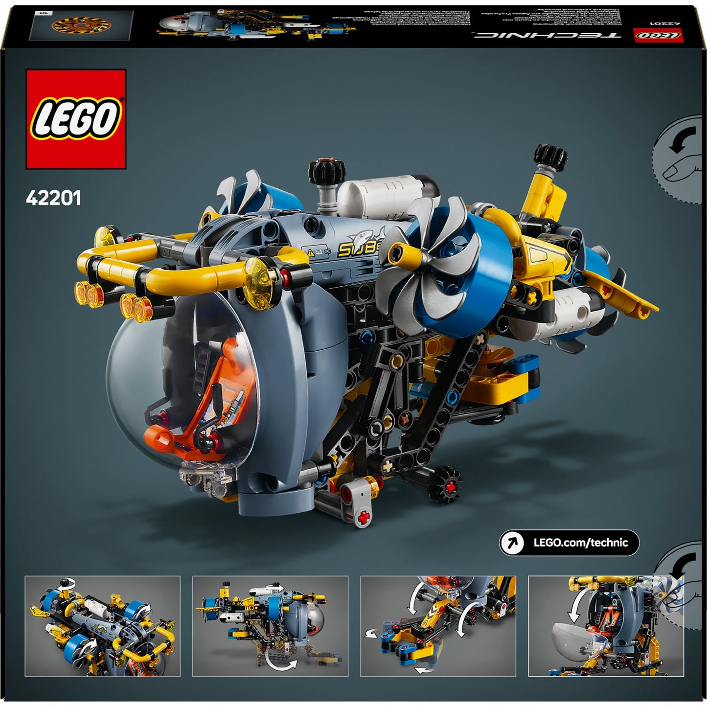 LEGO technic 42201 onderzeeer voor diepzeeonderzoek