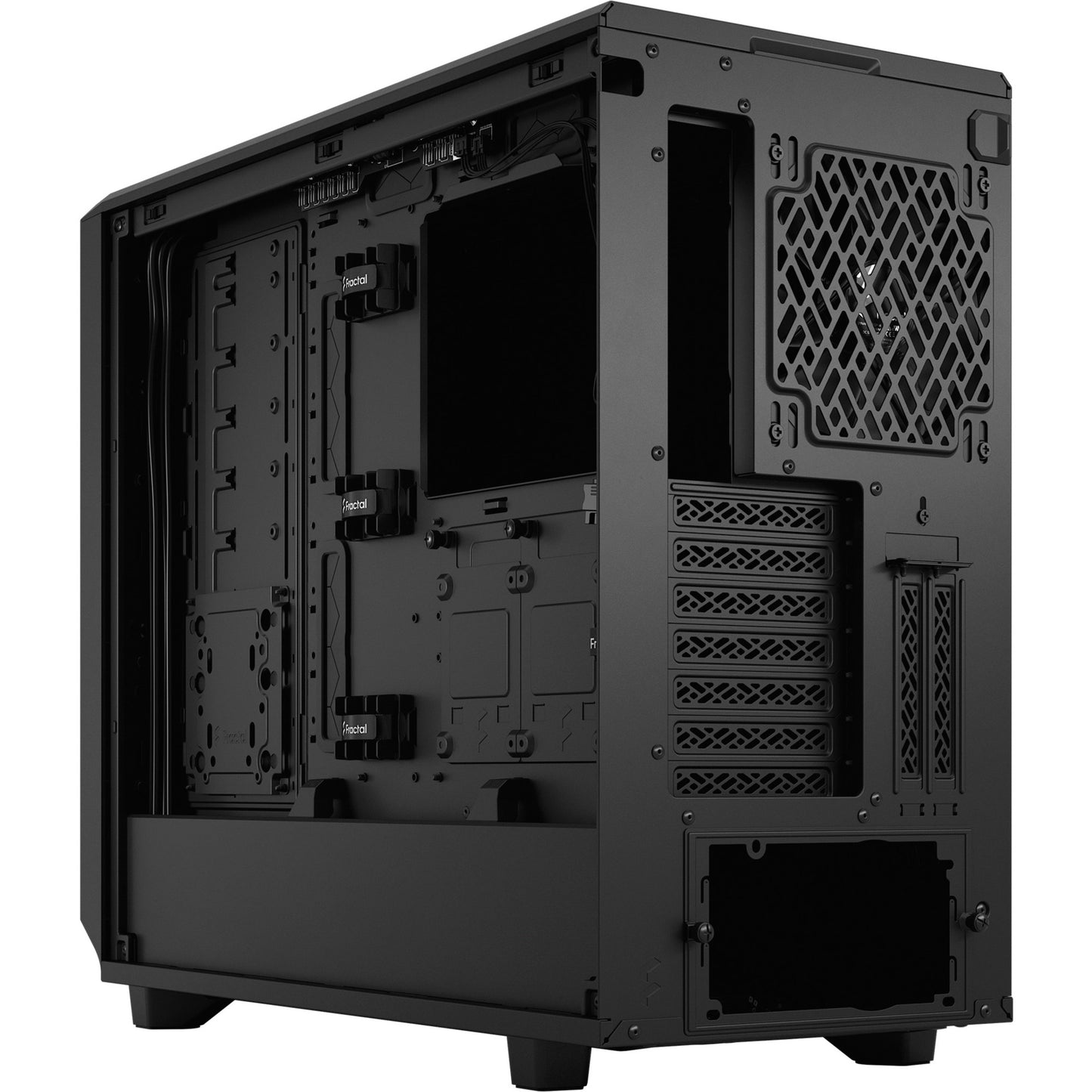 Fractal Design meshify 2 midi tower behuizing (zwart | 2x usb-a | 1x usb-c)