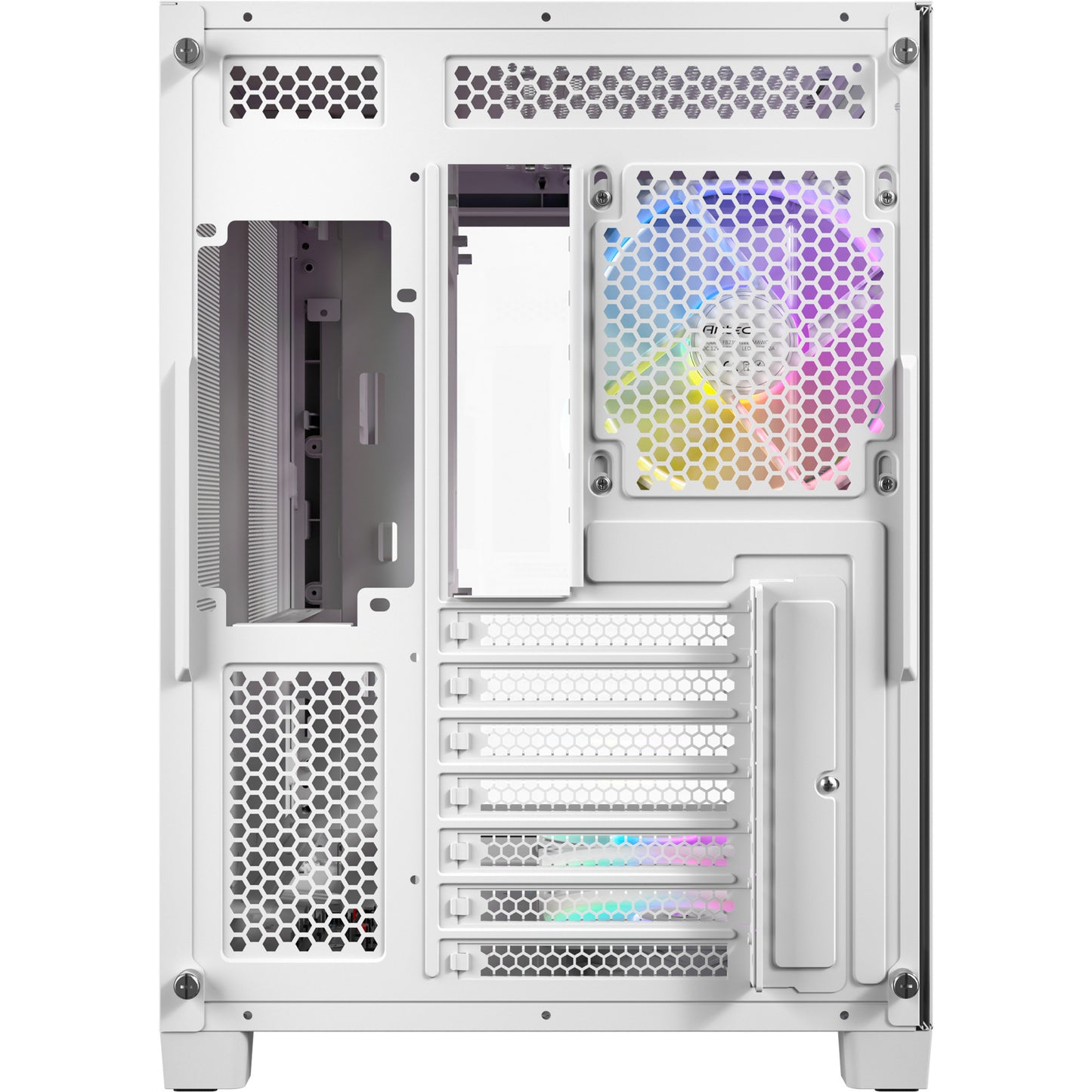 Antec c5 curve argb midi tower behuizing (wit | 2x usb-a | 1x usb-c | tempered glass)